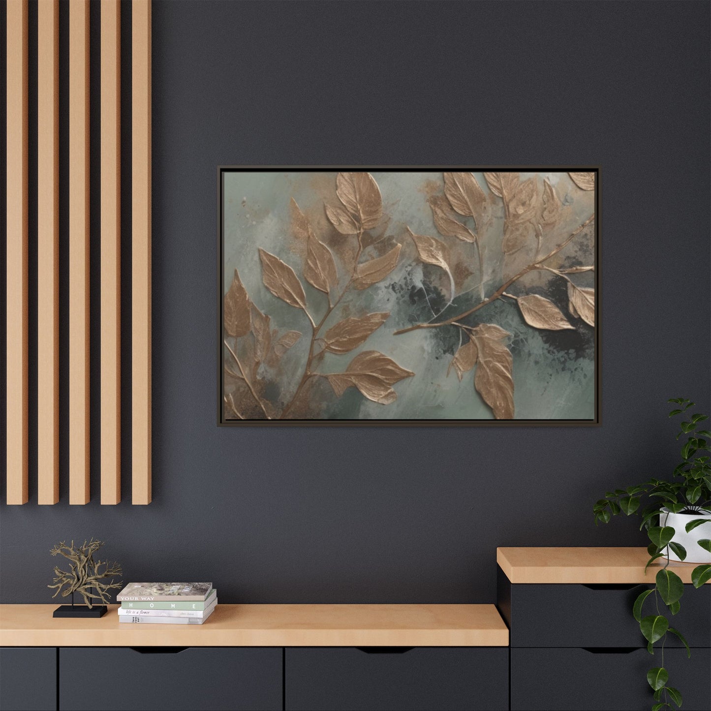 Matte Canvas, Framed (Multi-color)