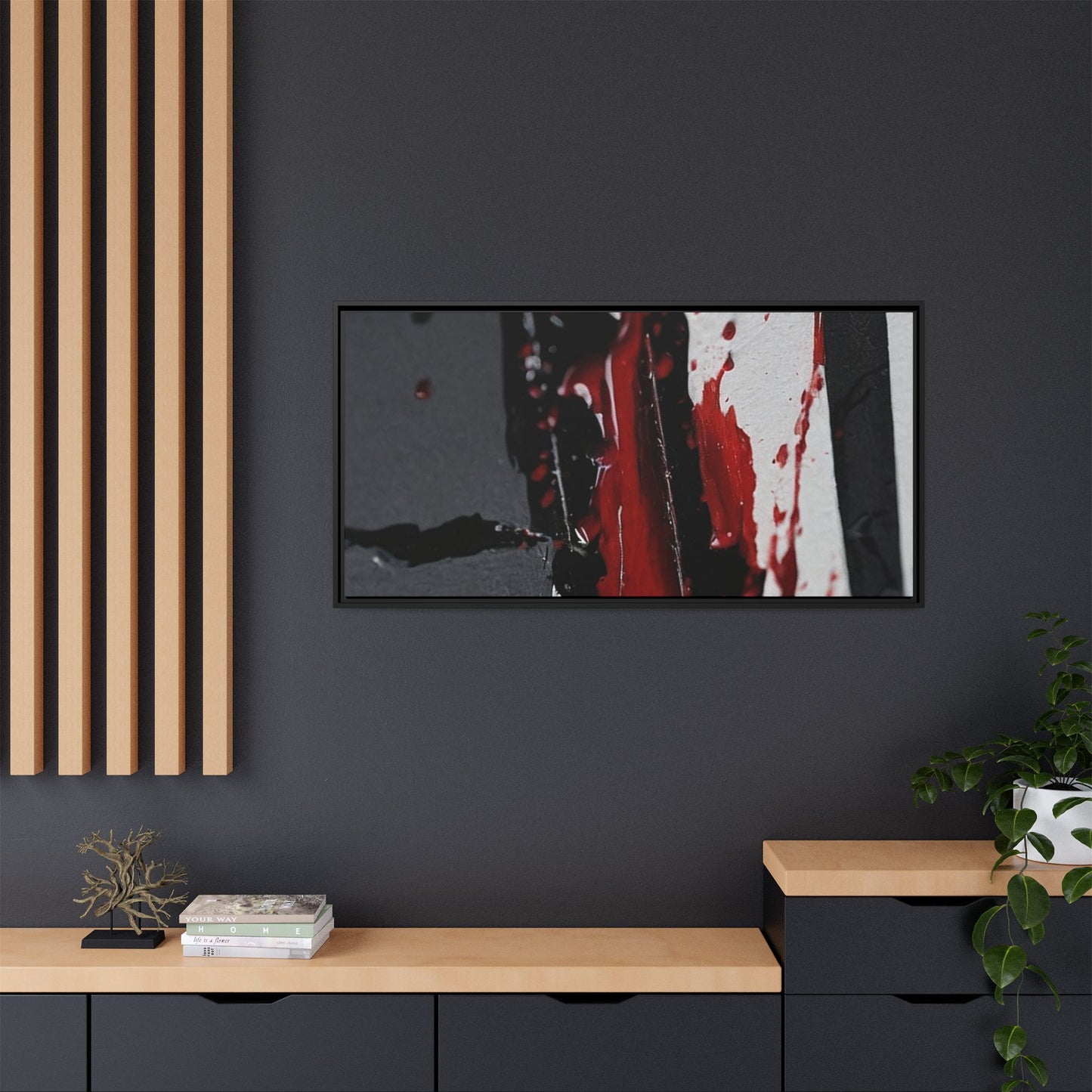 Matte Canvas, Framed (Multi-color)