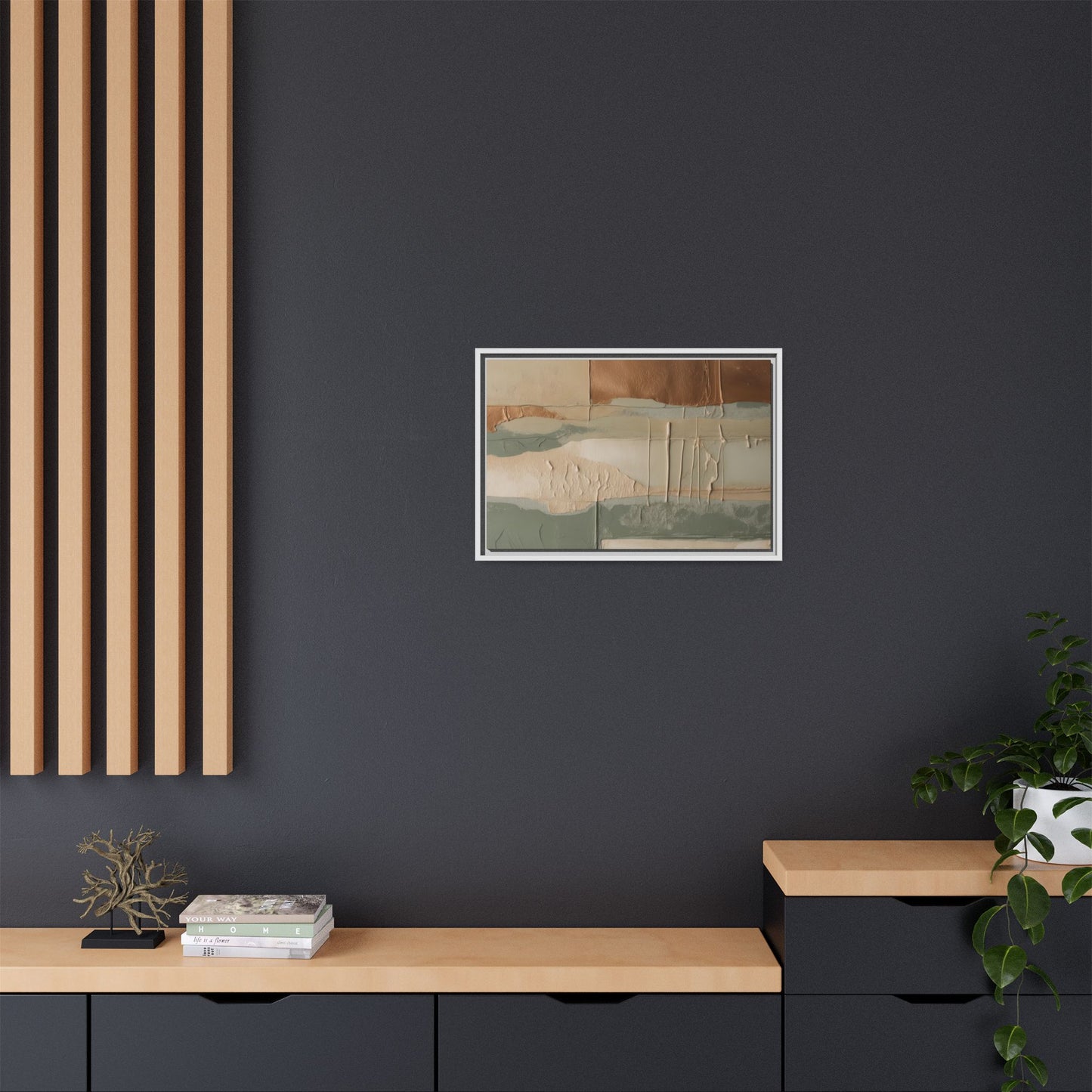 Matte Canvas, Framed (Multi-color)