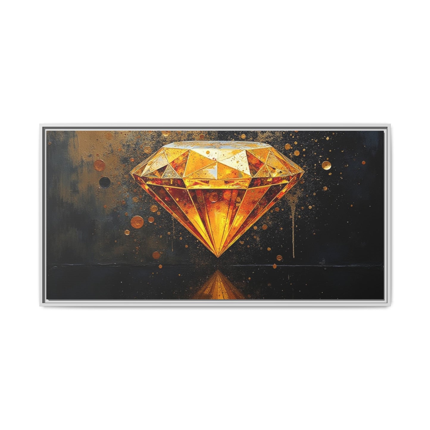 Matte Canvas, Framed (Multi-color)