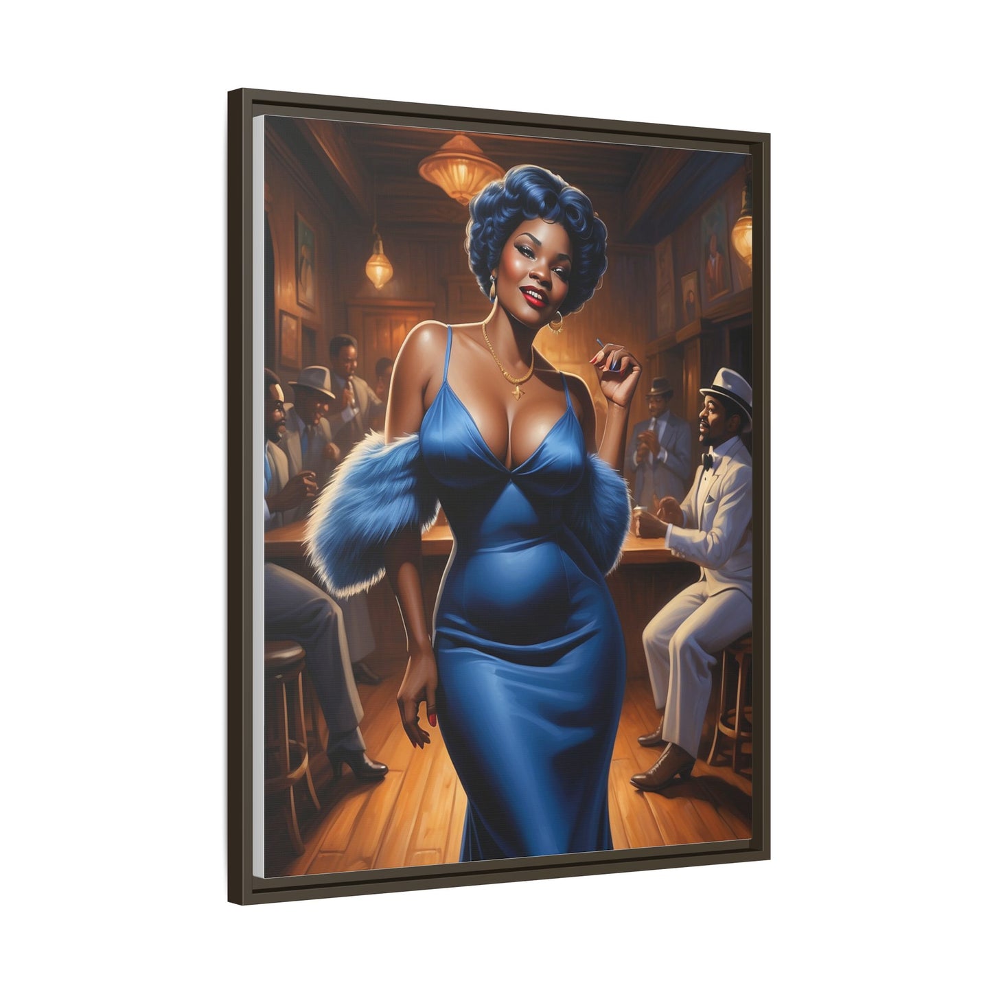 Matte Canvas, Framed (Multi-color)
