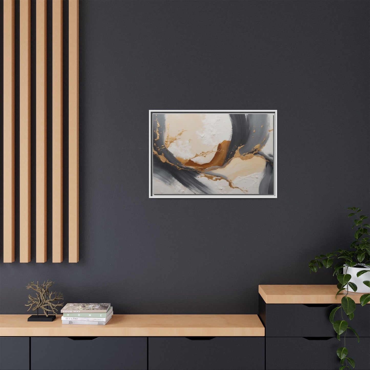 Matte Canvas, Framed (Multi-color)