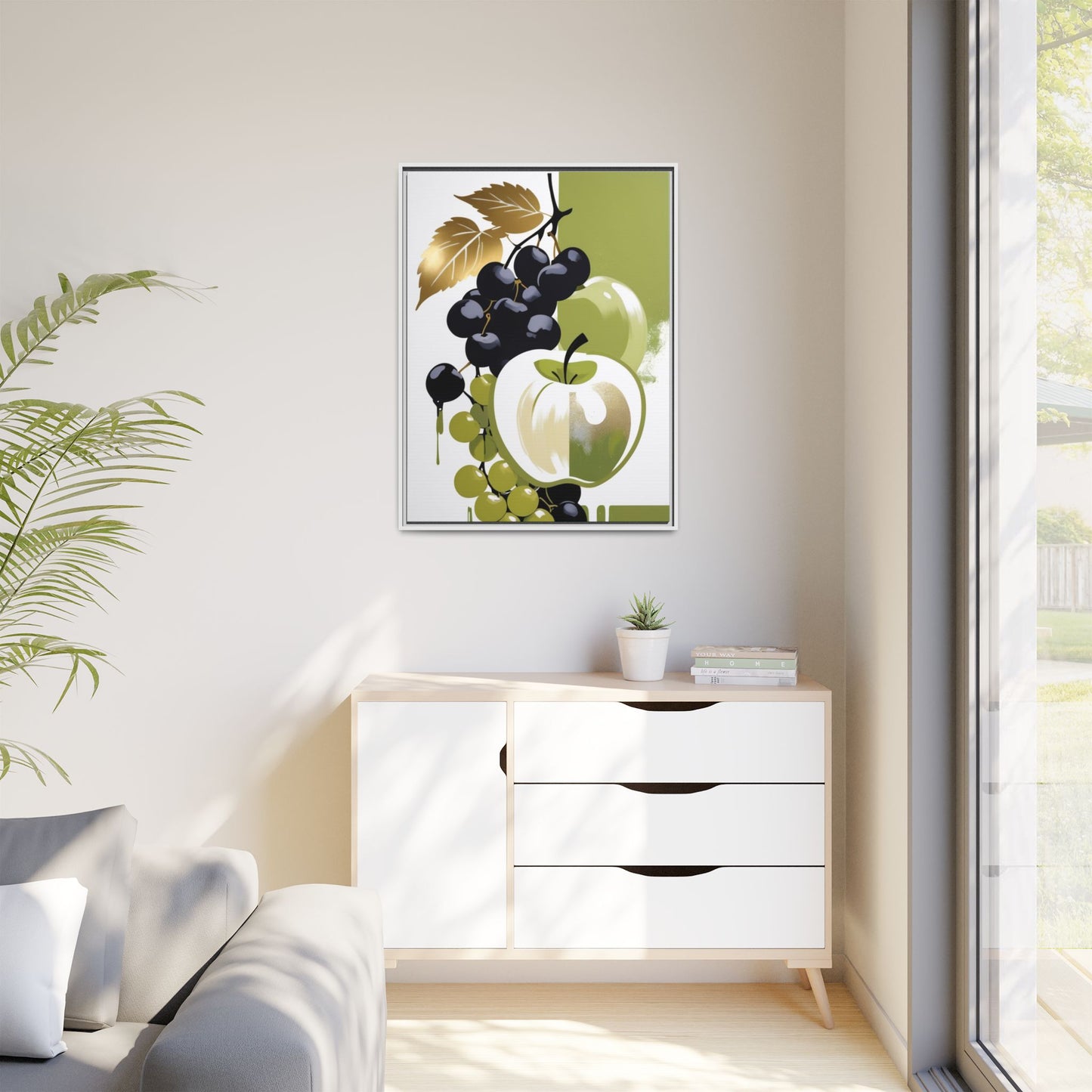 Matte Canvas, Framed (Multi-color)