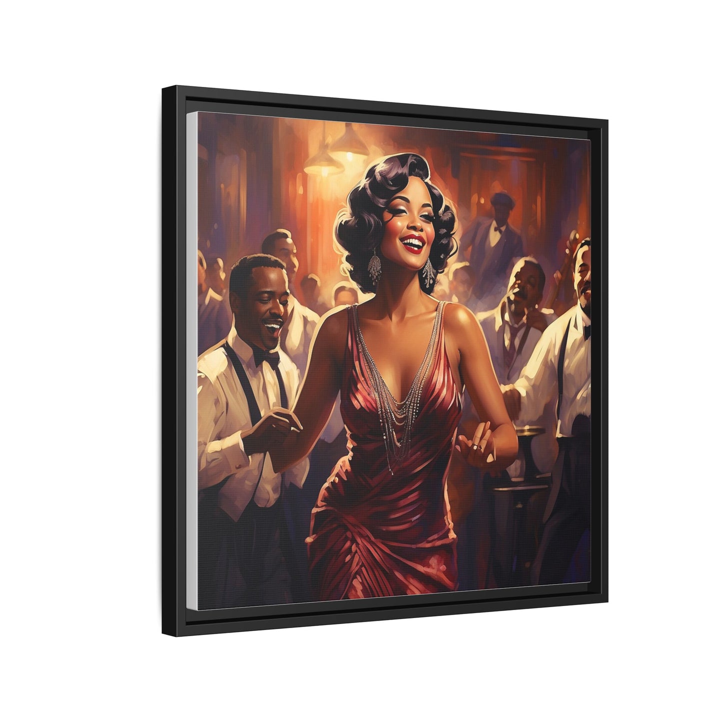 Matte Canvas, Framed (Multi-color)