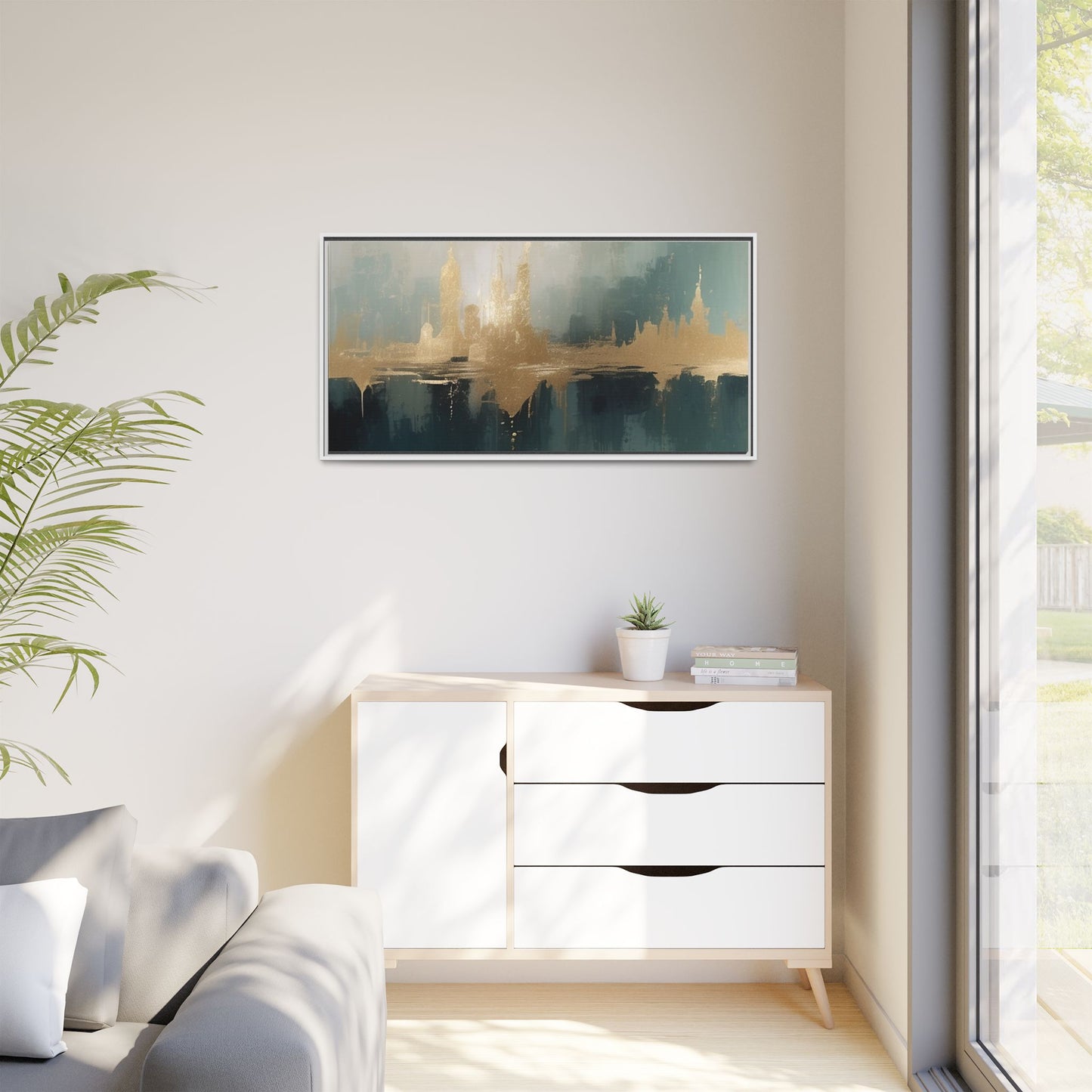 Matte Canvas, Framed (Multi-color)