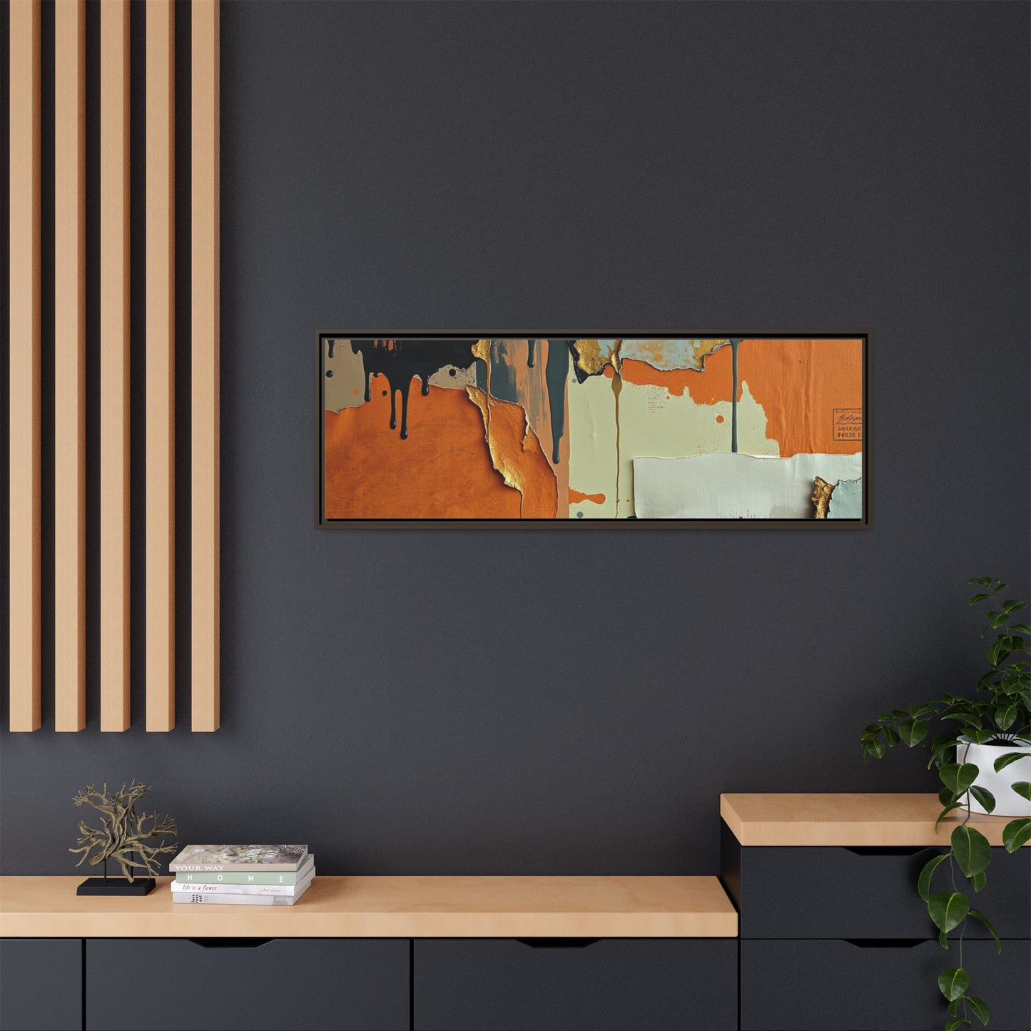 Matte Canvas, Framed (Multi-color)
