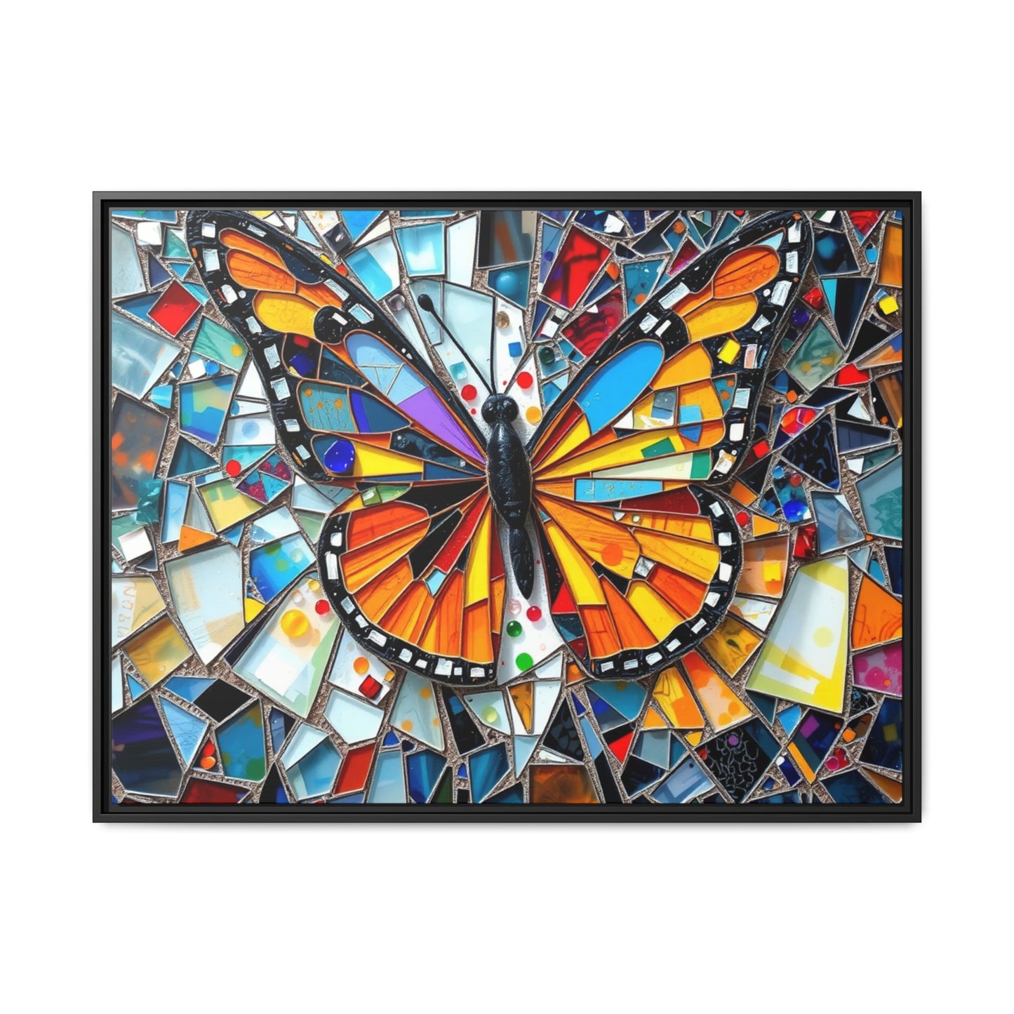 Wings of Renewal: Mosaic Butterfly Dream