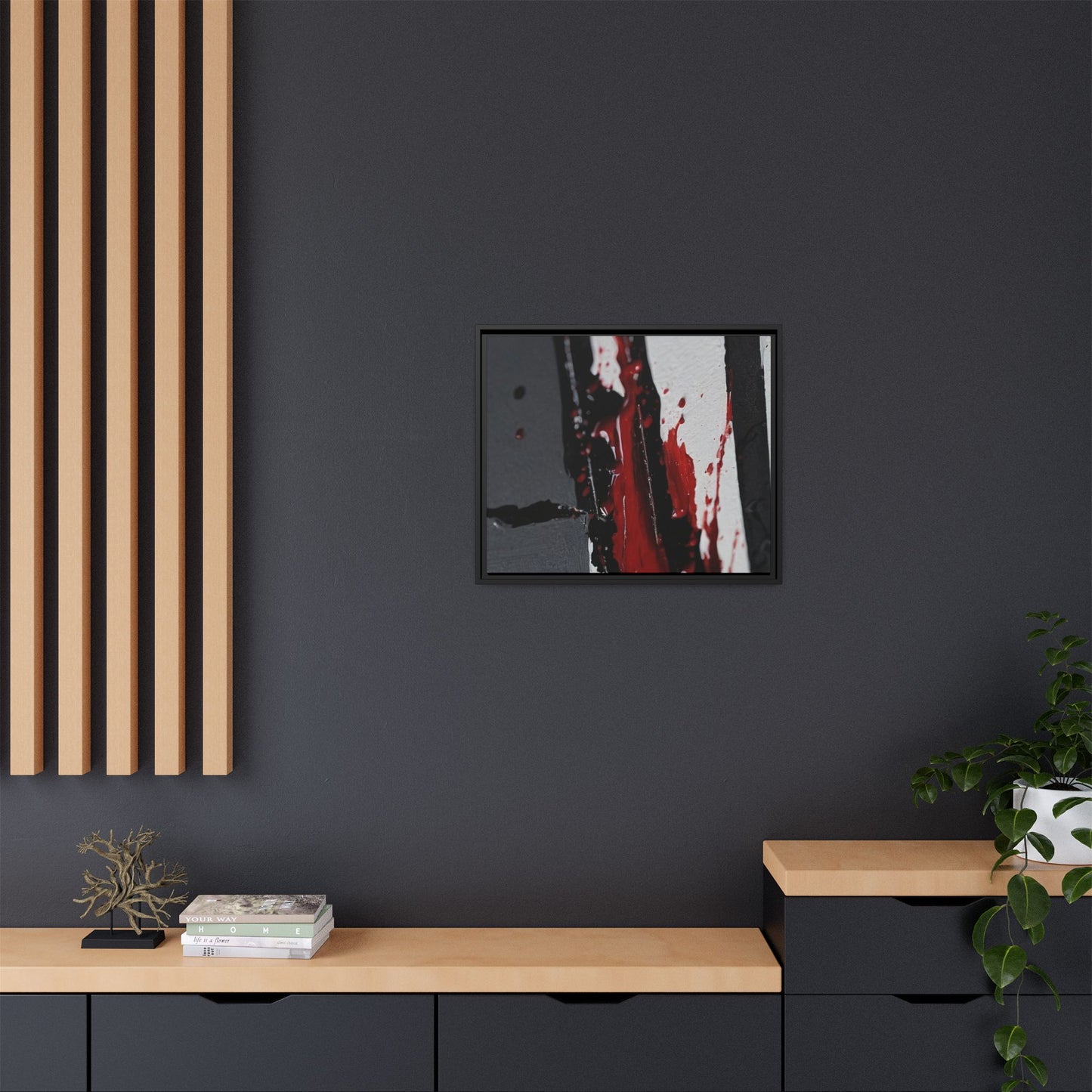 Matte Canvas, Framed (Multi-color)