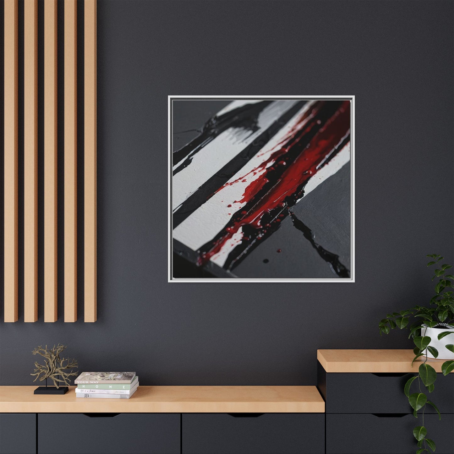 Matte Canvas, Framed (Multi-color)