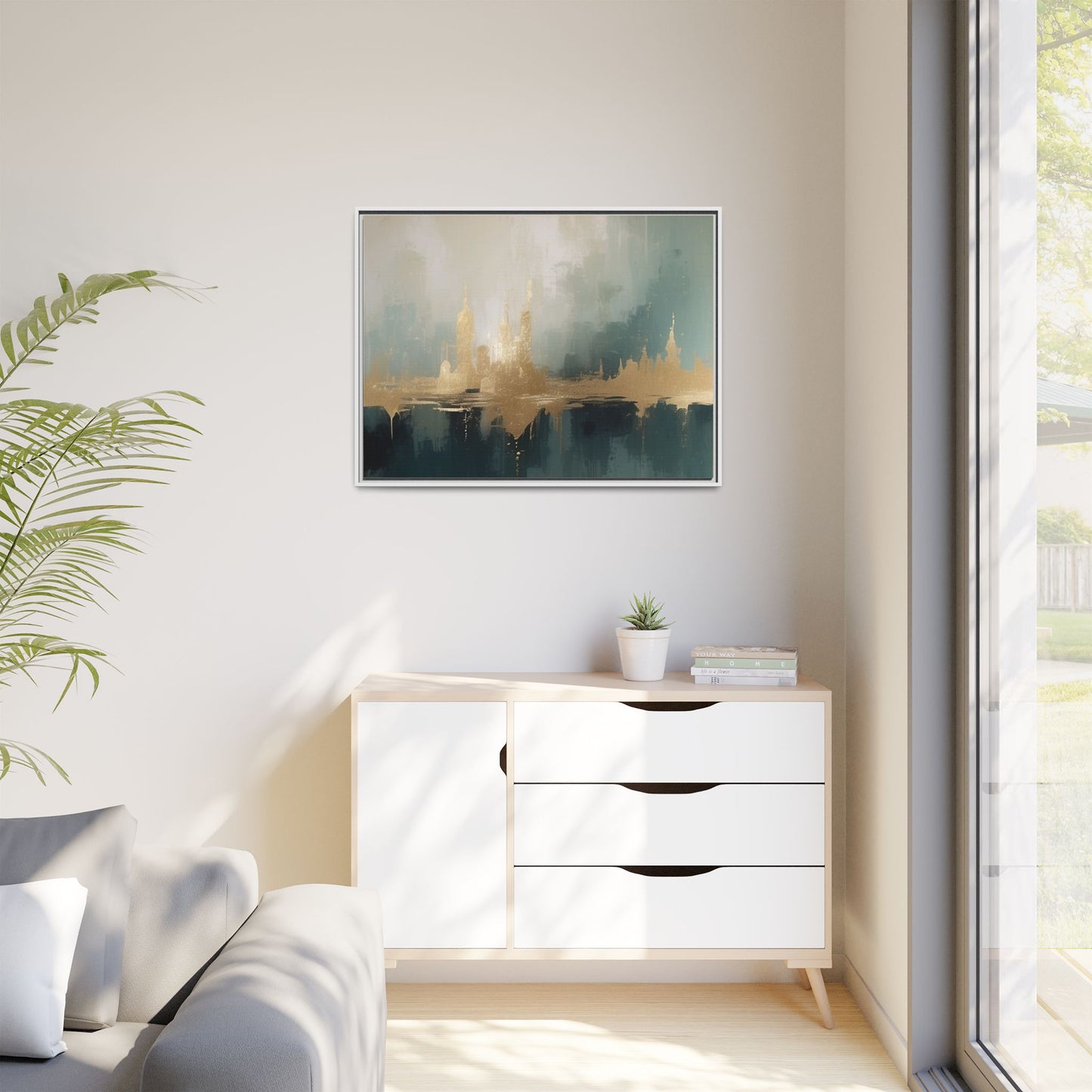 Matte Canvas, Framed (Multi-color)