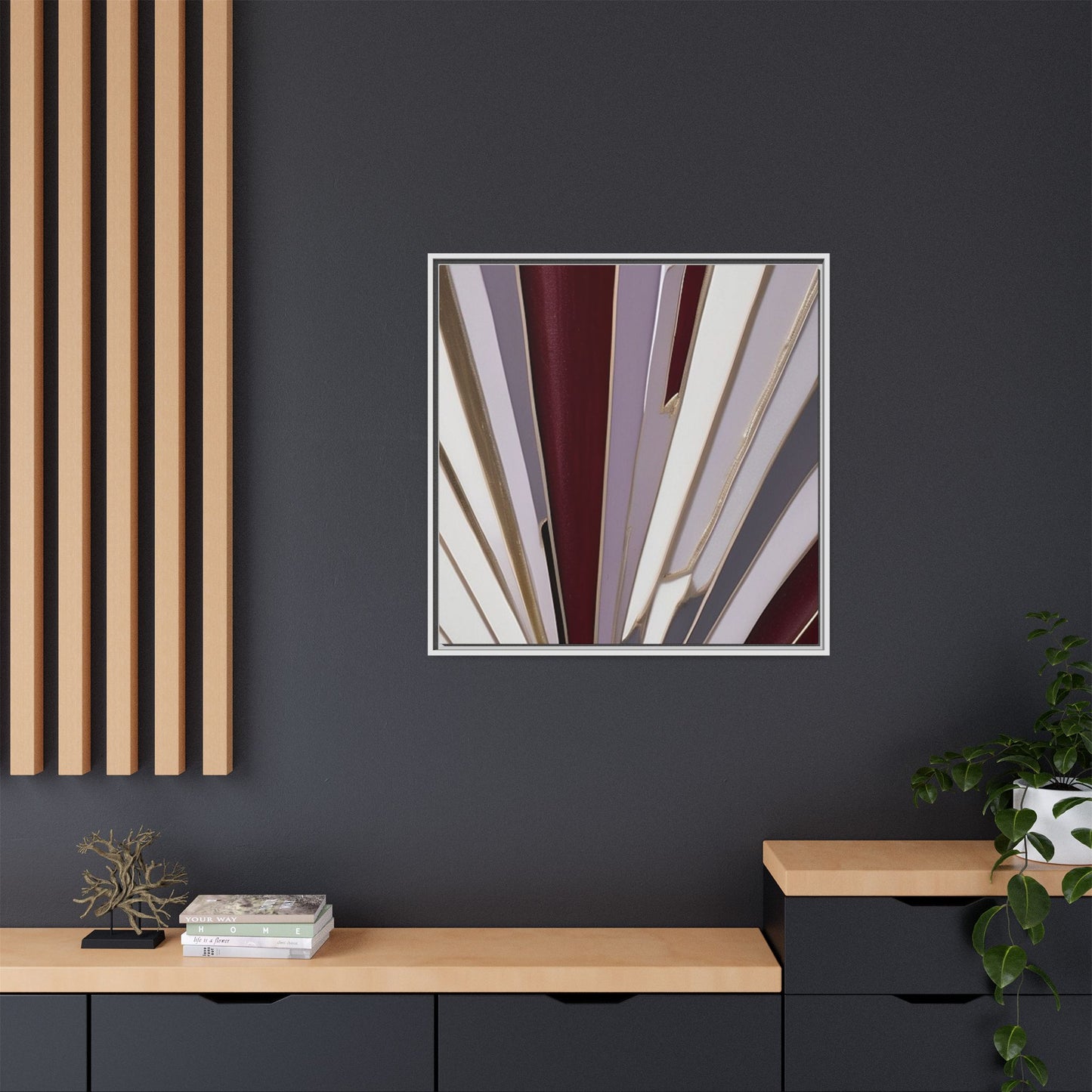 Matte Canvas, Framed (Multi-color)