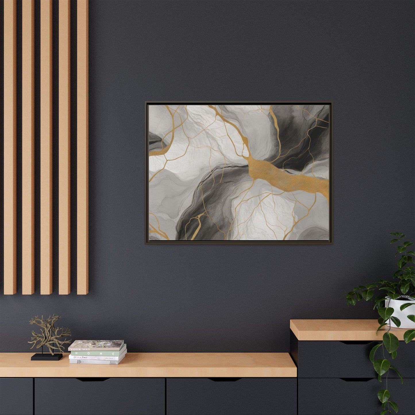 Matte Canvas, Framed (Multi-color)