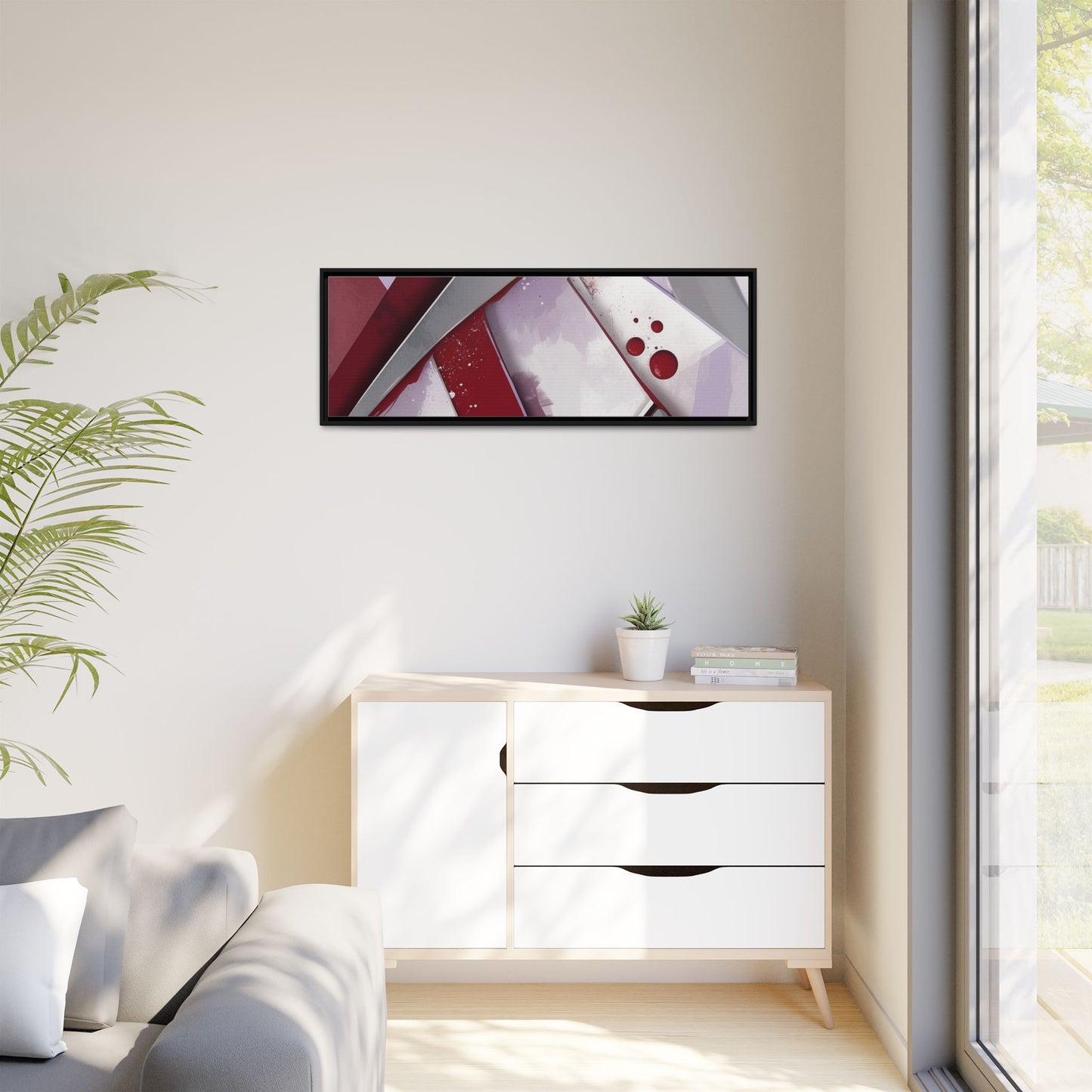 Matte Canvas, Framed (Multi-color)