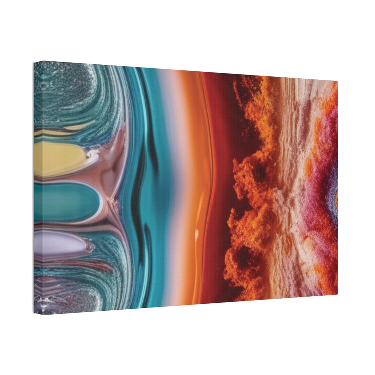 Stunning Abstract Canvas Art - 15" Stretched Wall Decor
