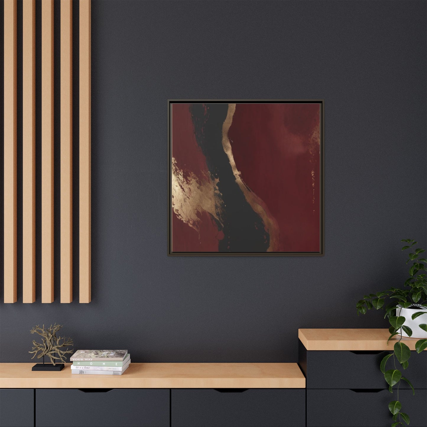 Matte Canvas, Framed (Multi-color)