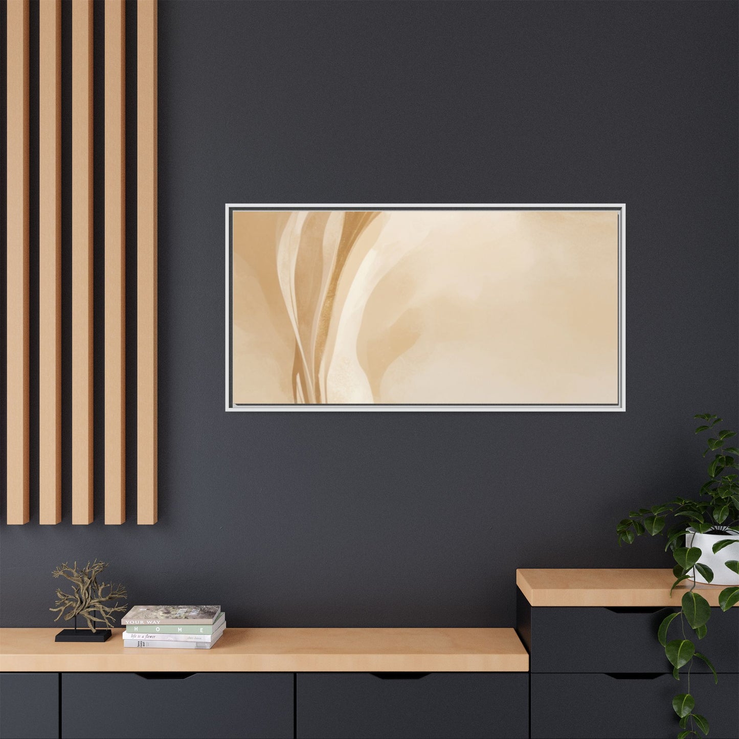 Matte Canvas, Framed (Multi-color)
