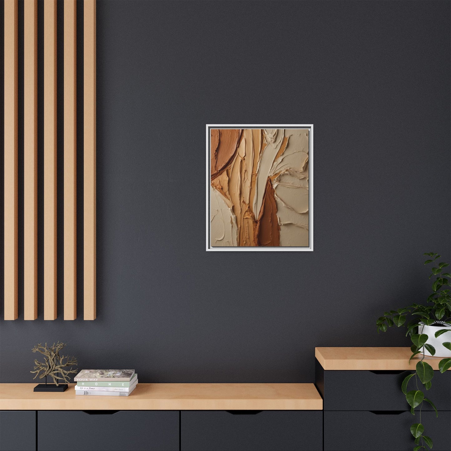 Matte Canvas, Framed (Multi-color)
