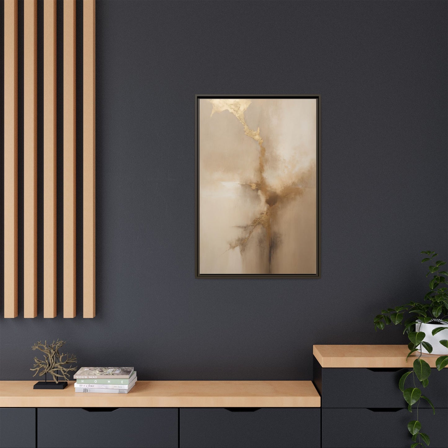 Matte Canvas, Framed (Multi-color)