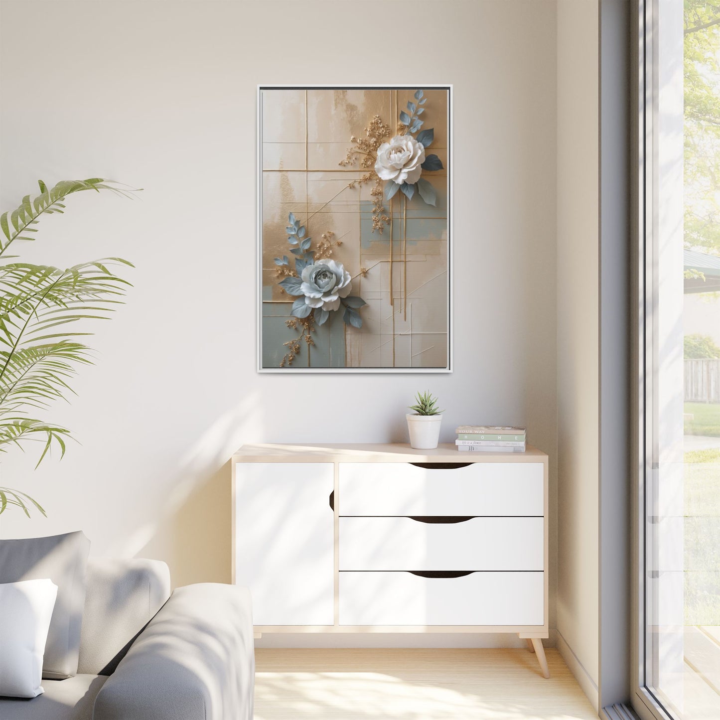 Matte Canvas, Framed (Multi-color)