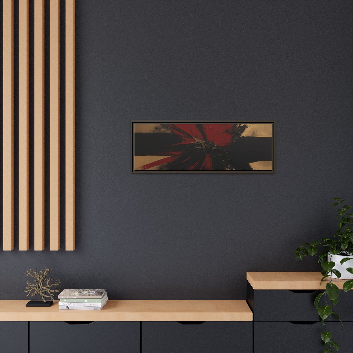 Matte Canvas, Framed (Multi-color)