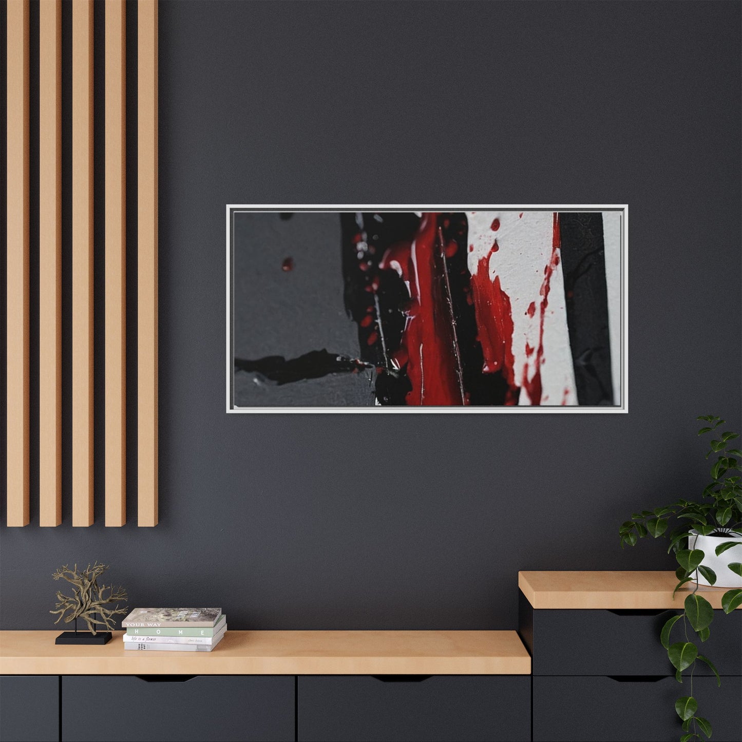 Matte Canvas, Framed (Multi-color)