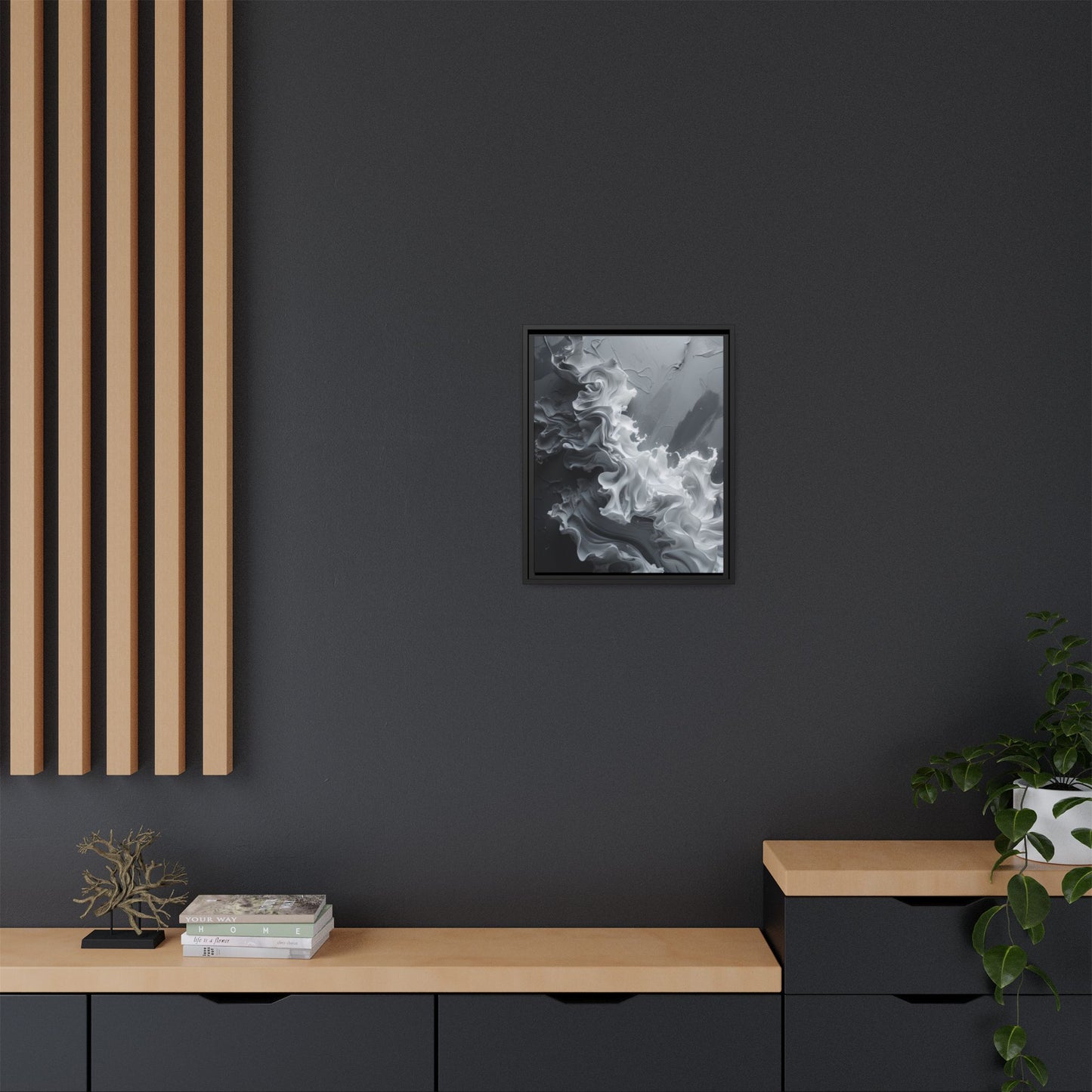 Matte Canvas, Framed (Multi-color)