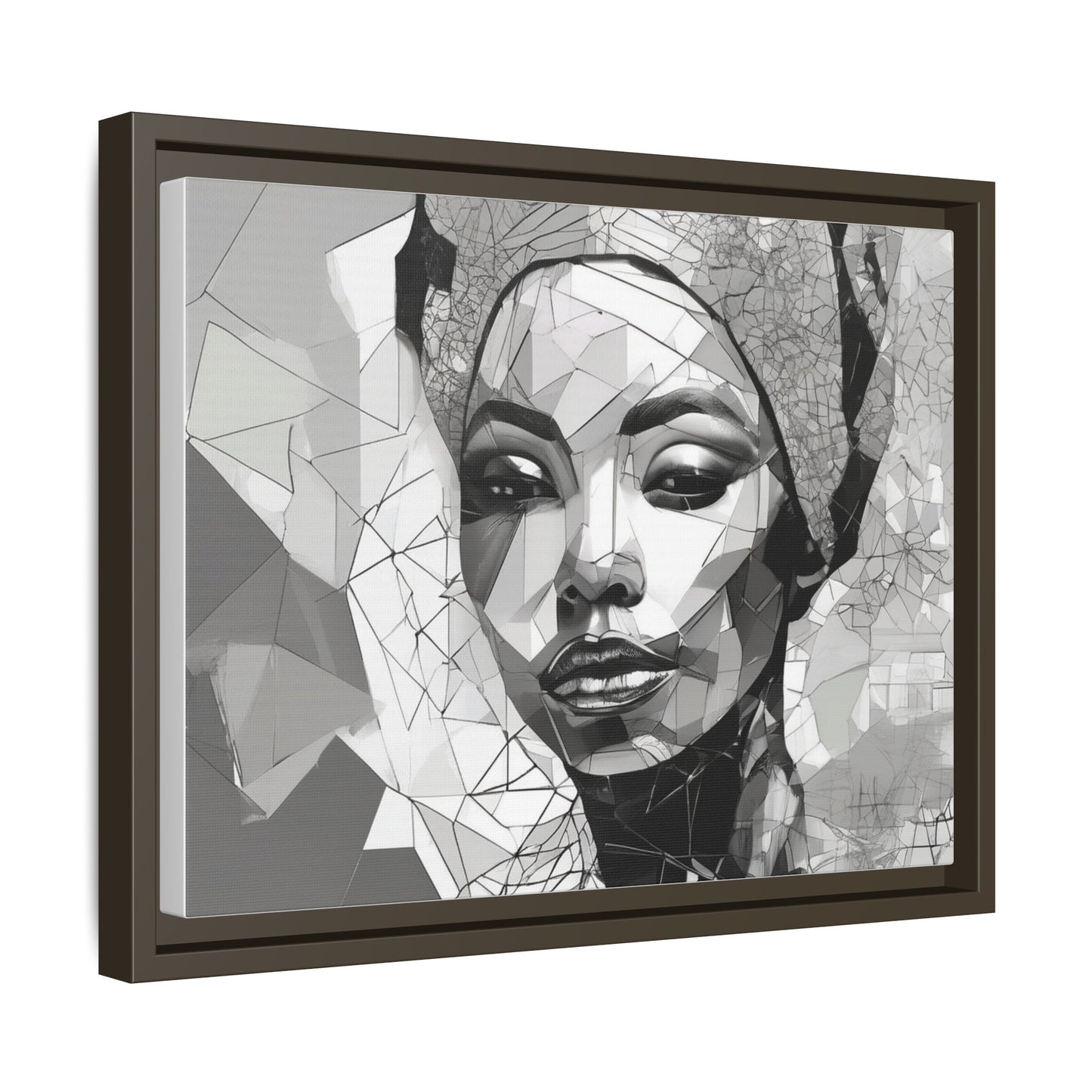 Fractured Grace: Portrait in Prism