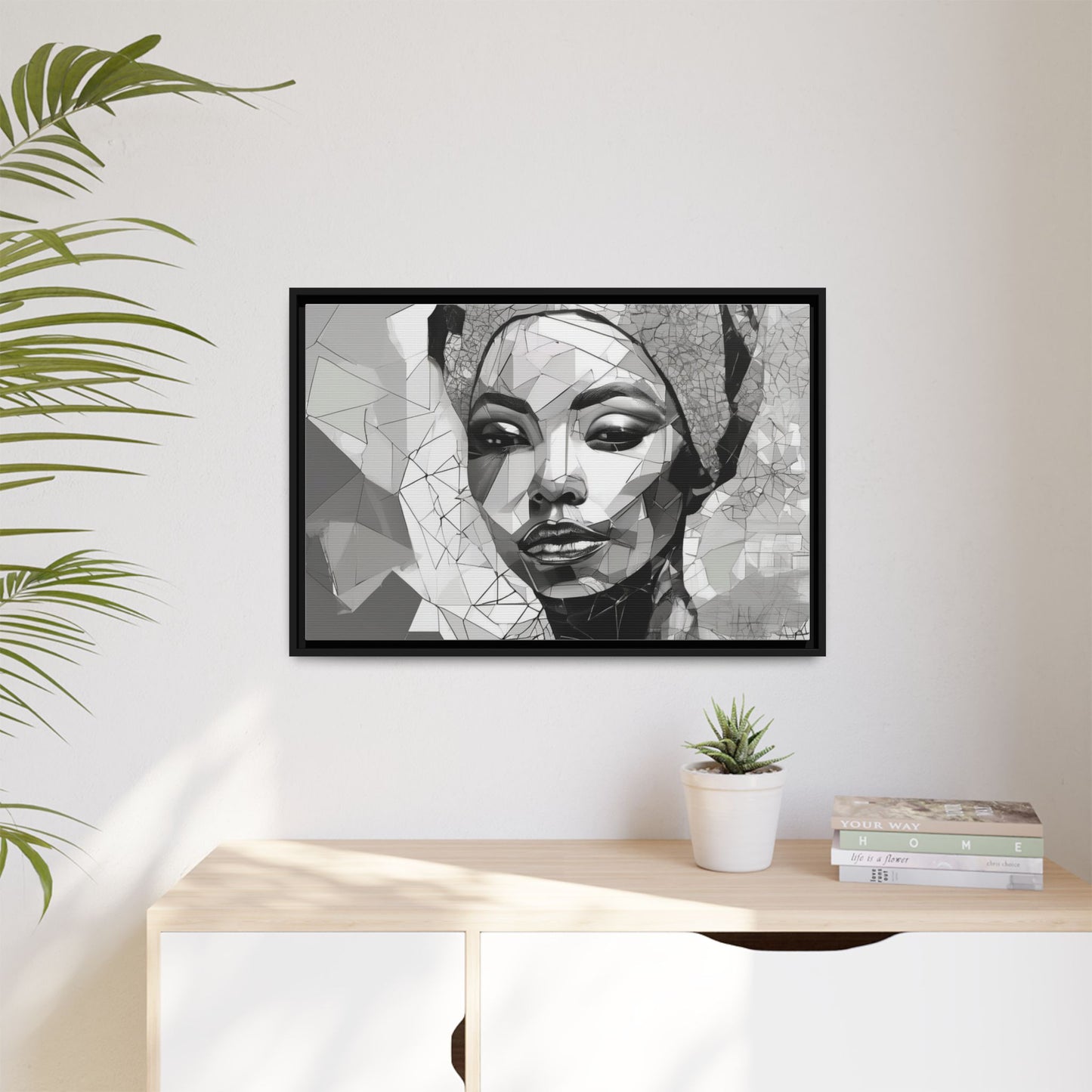 Fractured Grace: Portrait in Prism