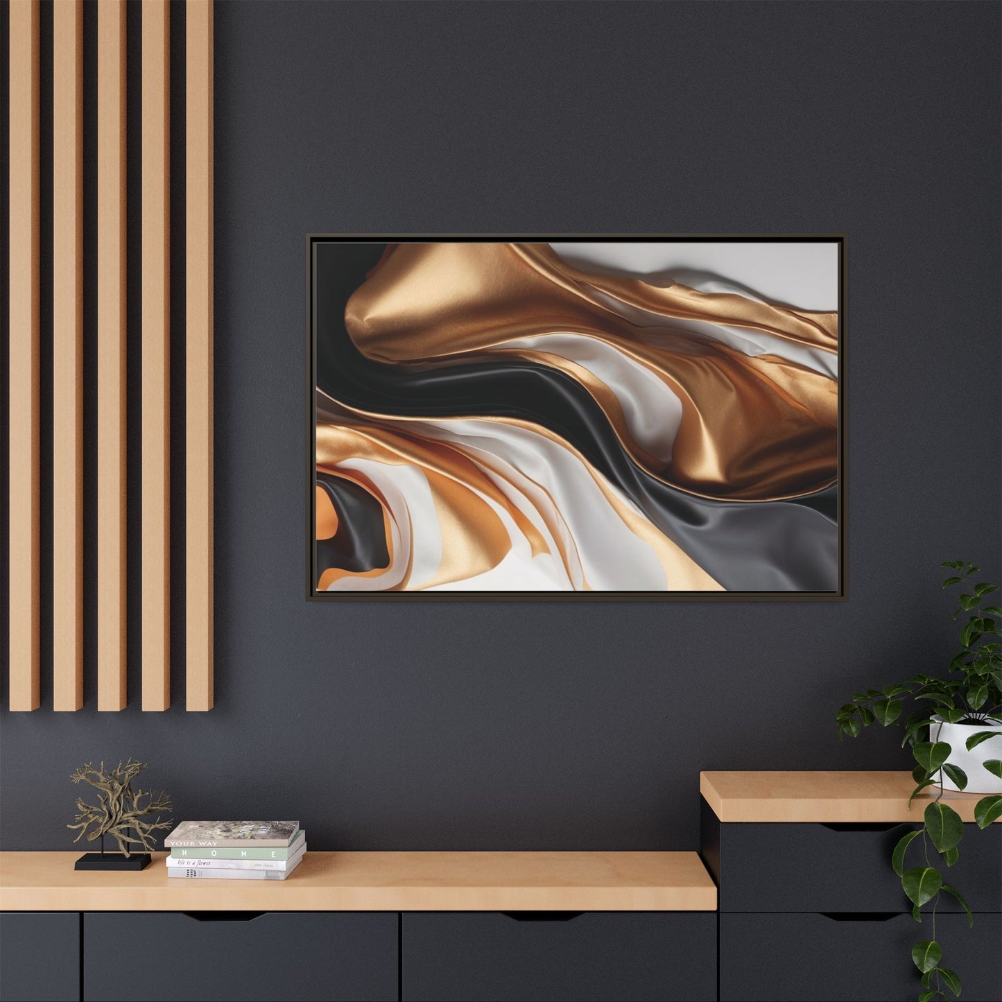 Matte Canvas, Framed (Multi-color)