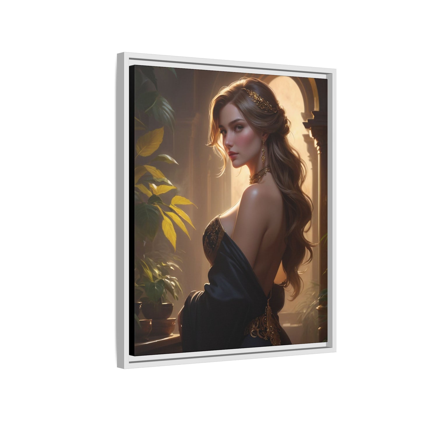 Matte Canvas, Framed (Multi-color)