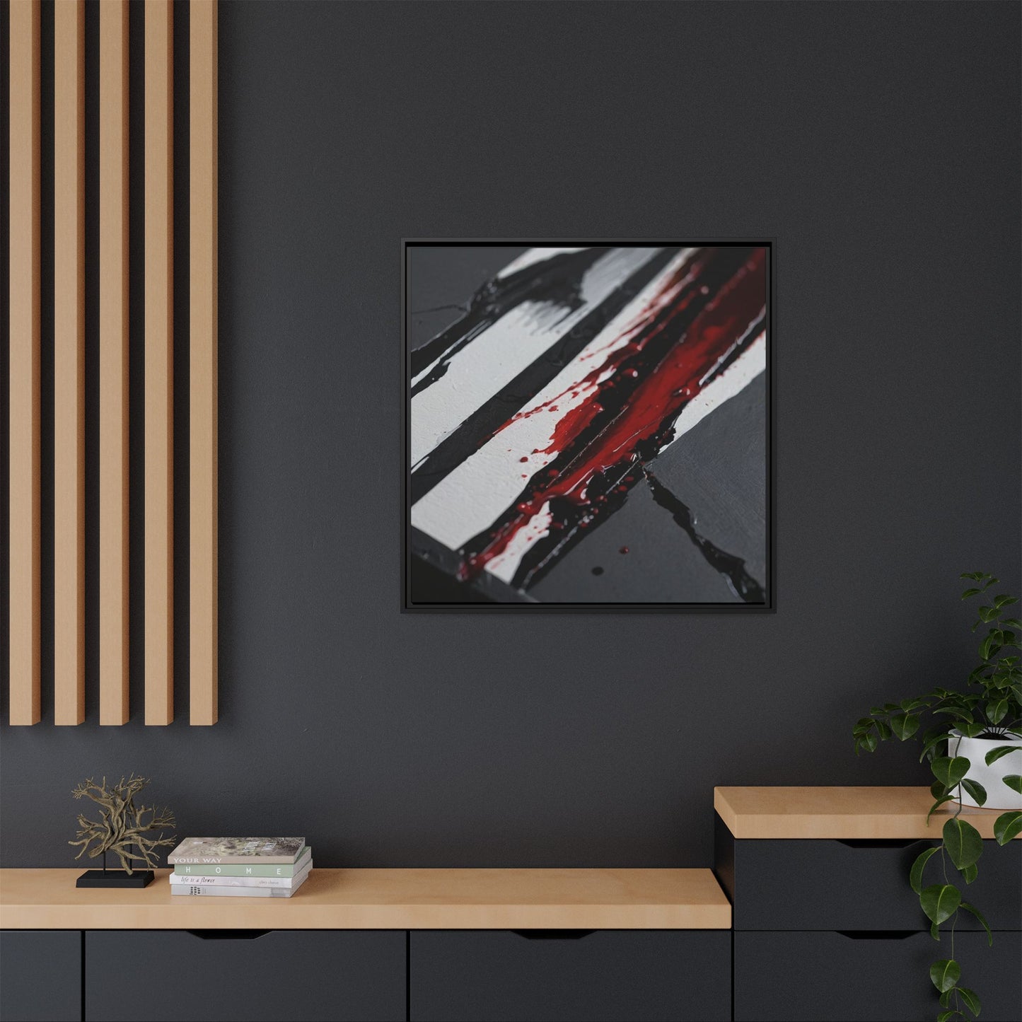 Matte Canvas, Framed (Multi-color)