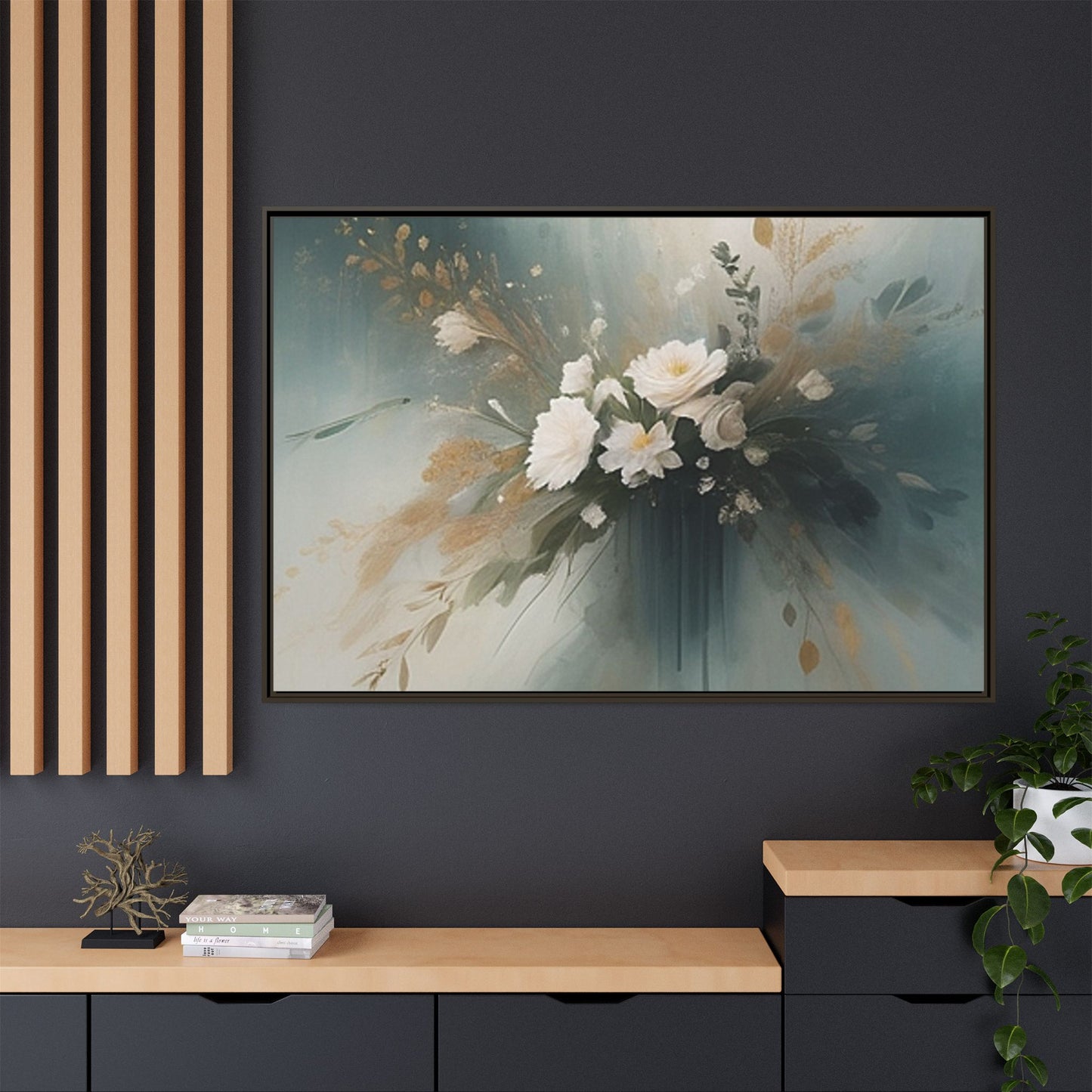 Matte Canvas, Framed (Multi-color)
