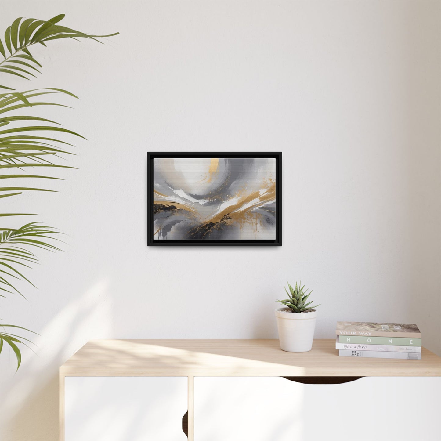 Matte Canvas, Framed (Multi-color)