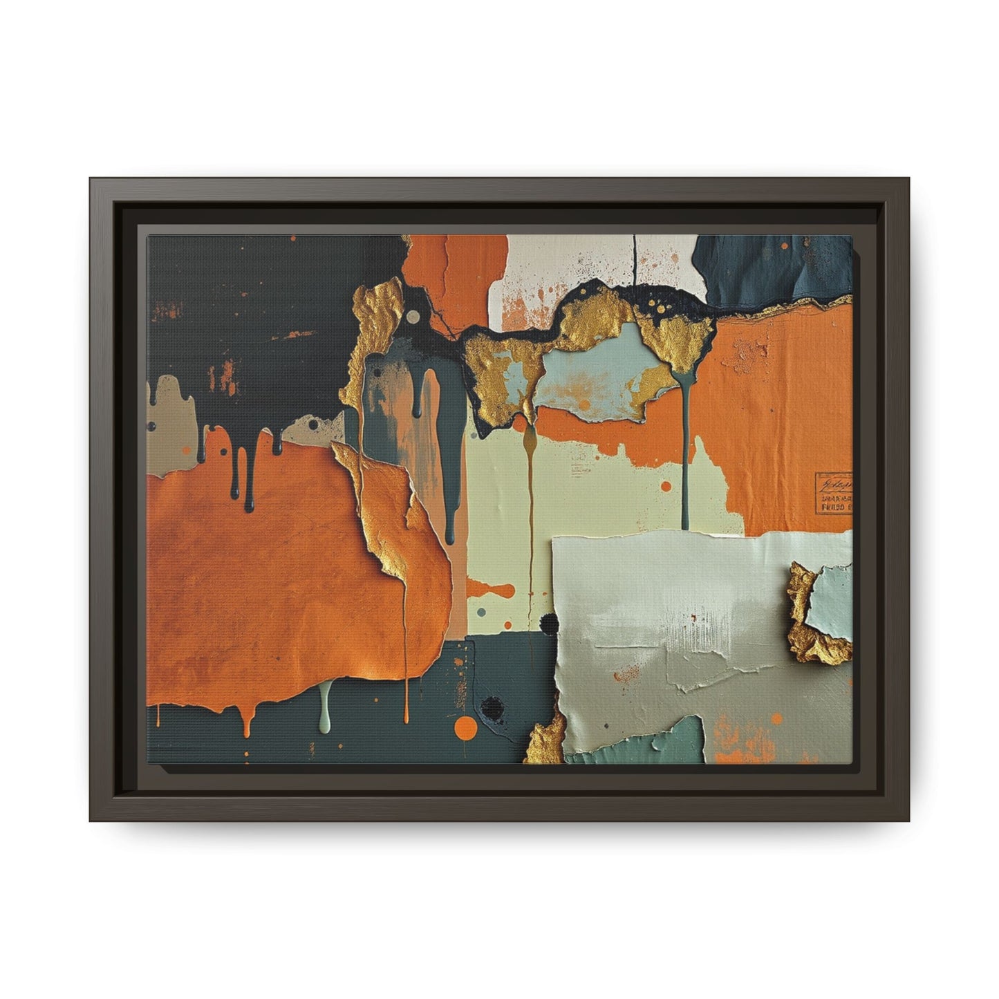 Matte Canvas, Framed (Multi-color)