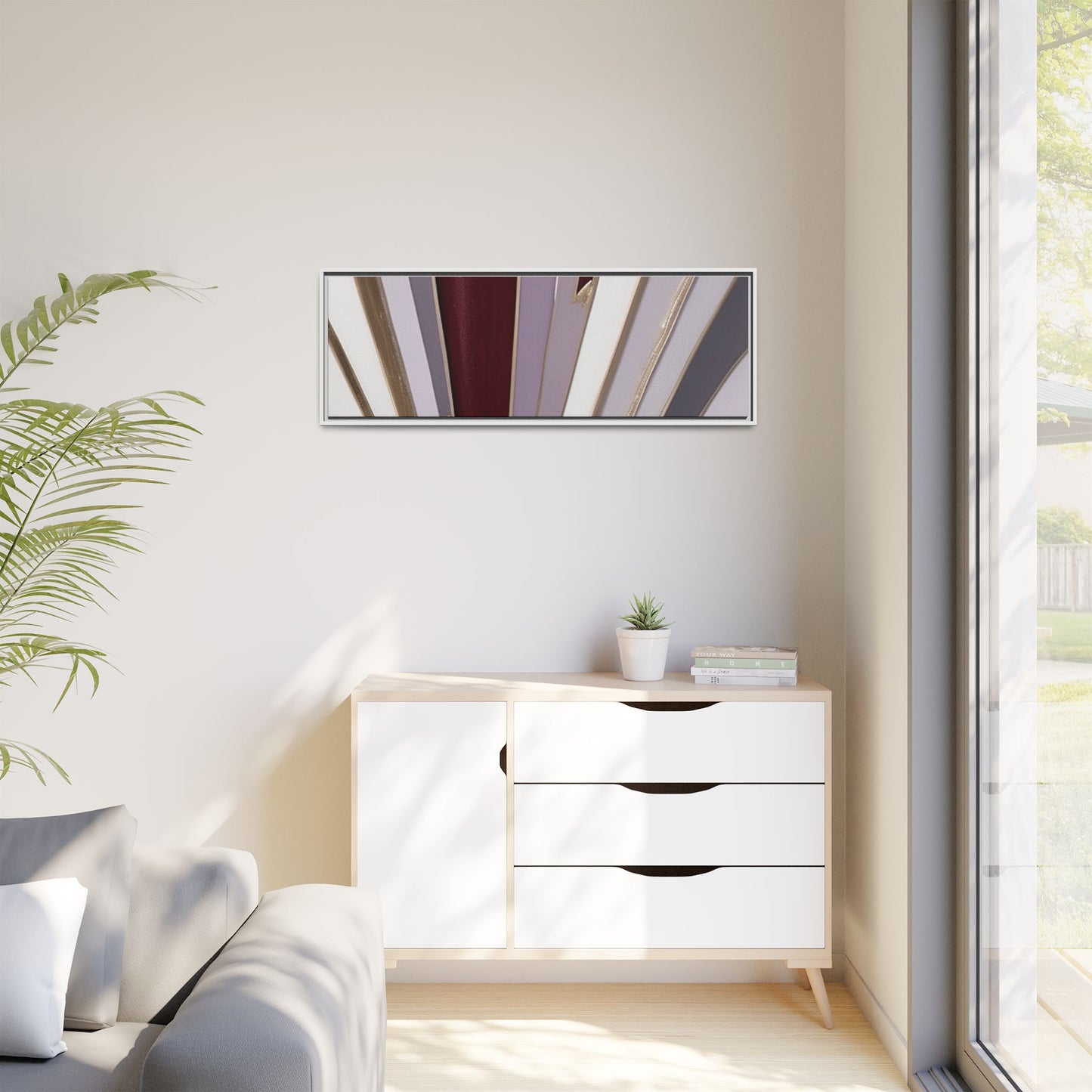 Matte Canvas, Framed (Multi-color)