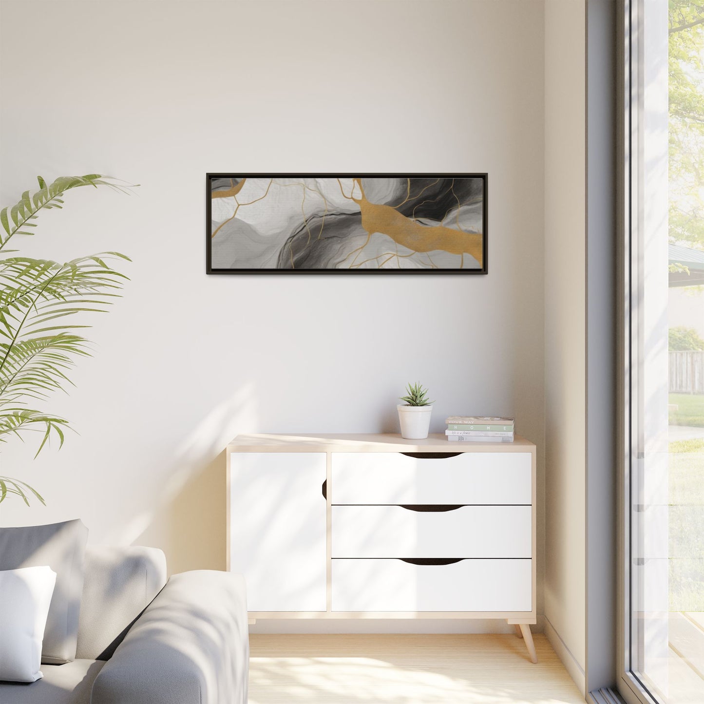 Matte Canvas, Framed (Multi-color)