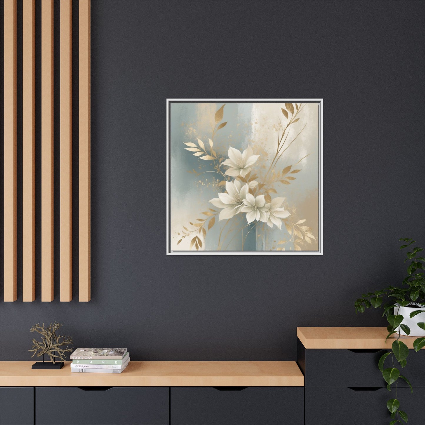 Matte Canvas, Framed (Multi-color)