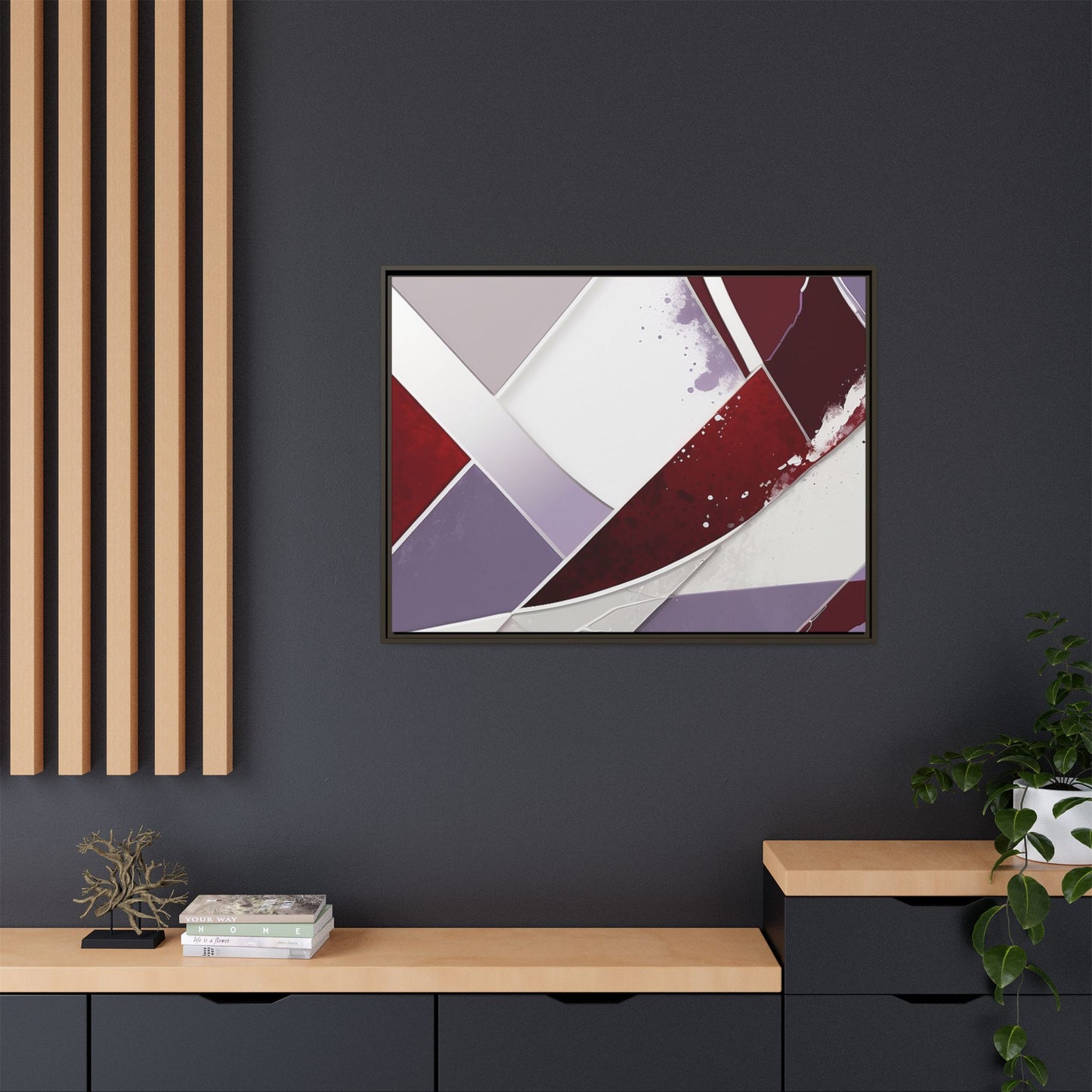 Matte Canvas, Framed (Multi-color)