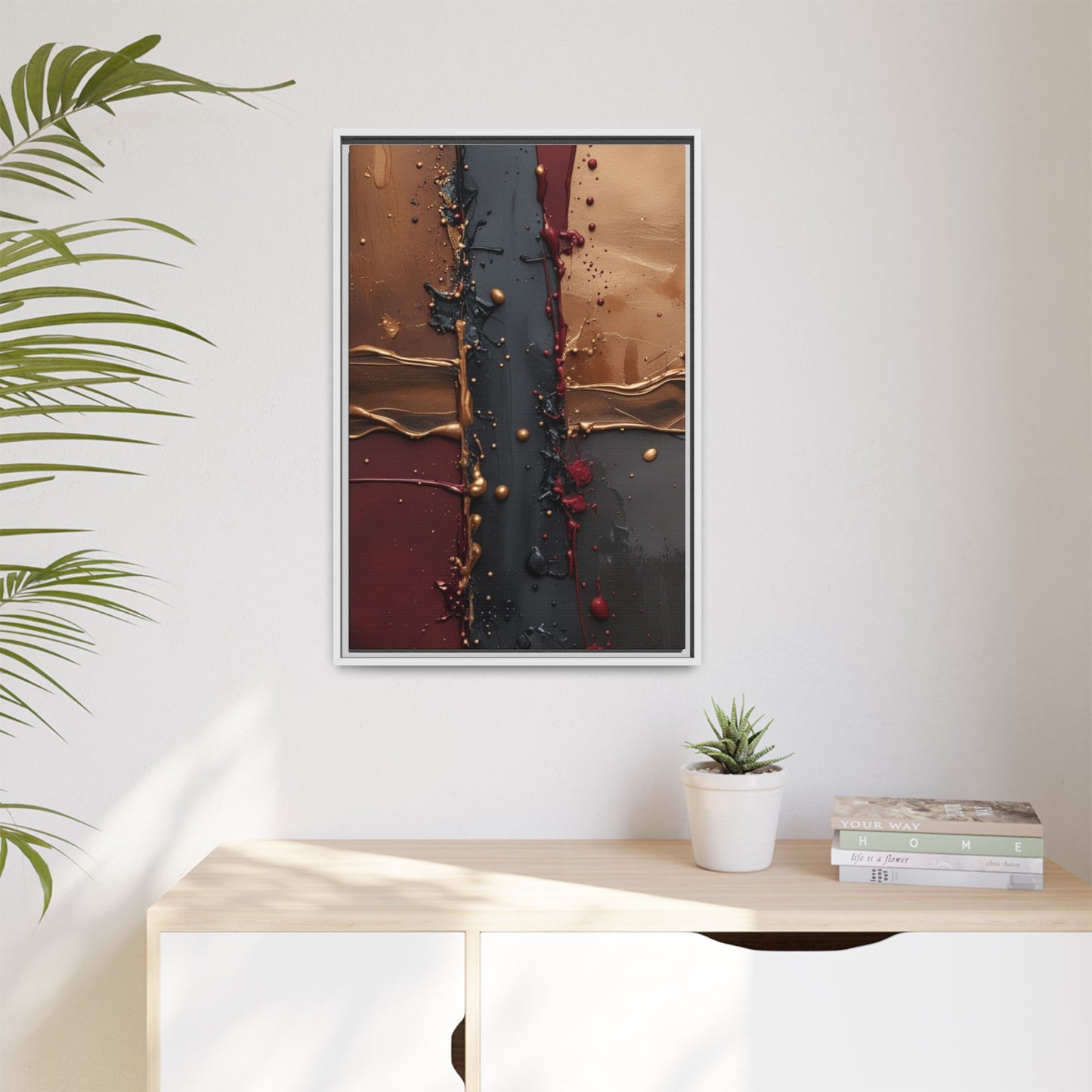 Matte Canvas, Framed (Multi-color)