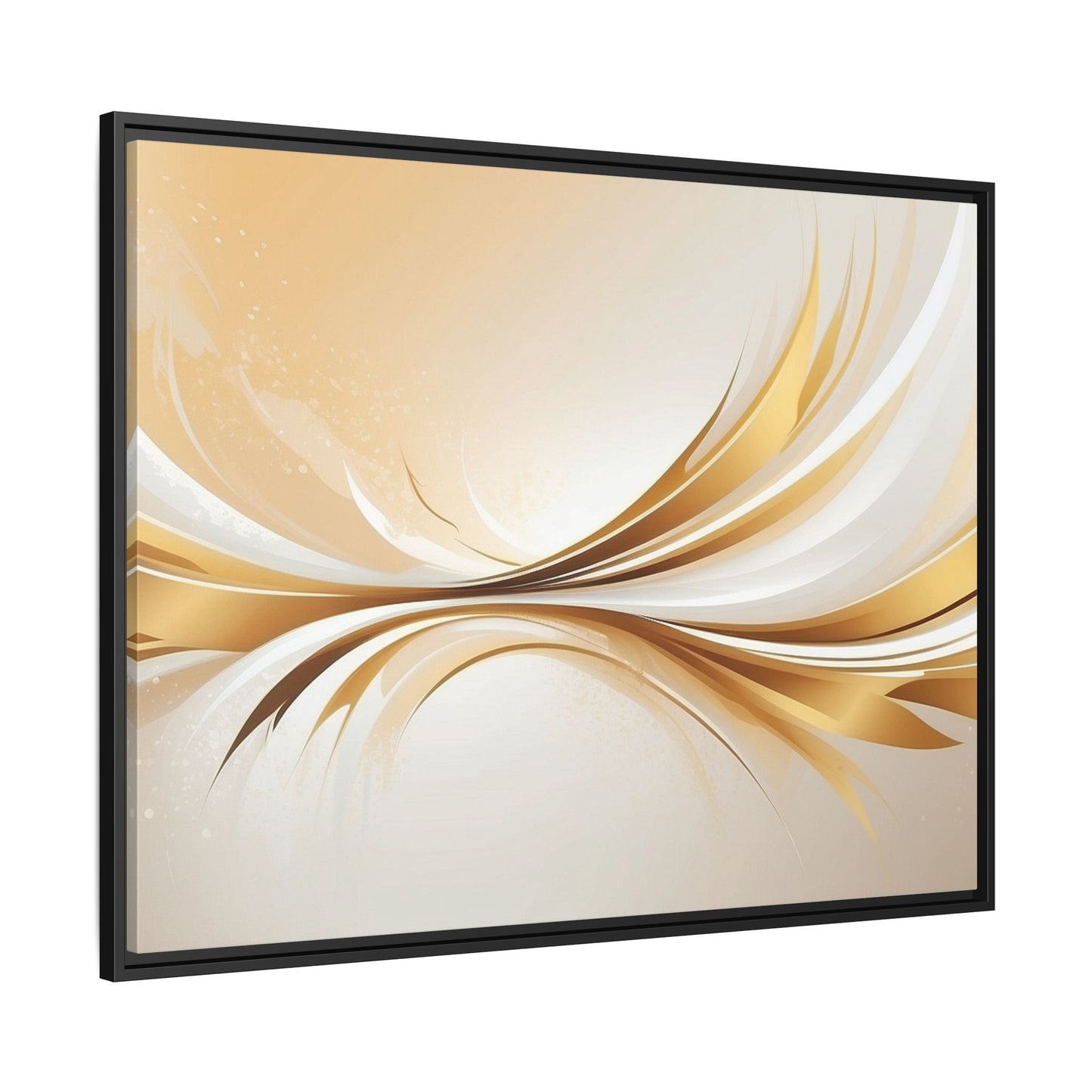 Modern Abstract Wall Art - Framed Matte Canvas Decor