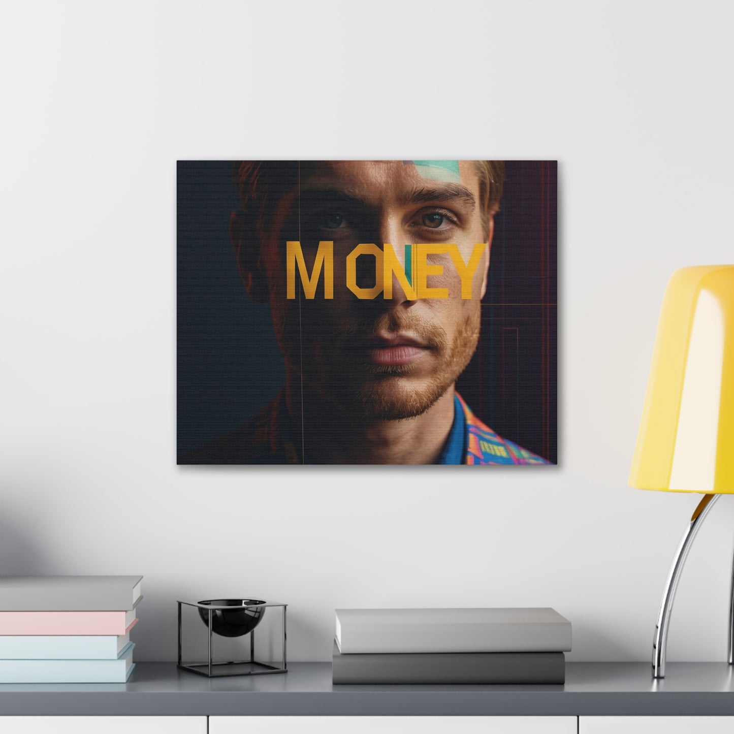Inspirational Canvas Gallery Wrap - 'MONEY' Wall Art for Modern Spaces