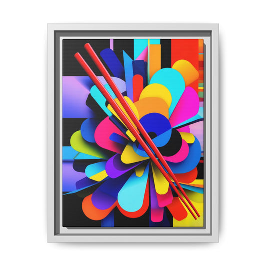 Matte Canvas, Framed (Multi-color)