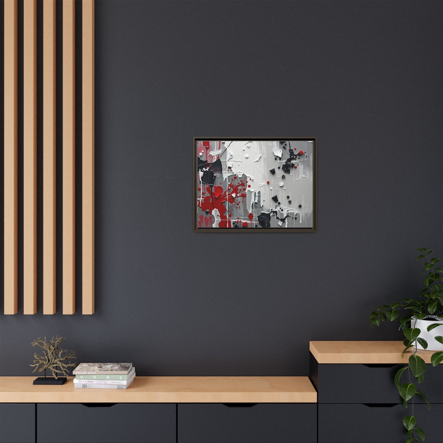Matte Canvas, Framed (Multi-color)