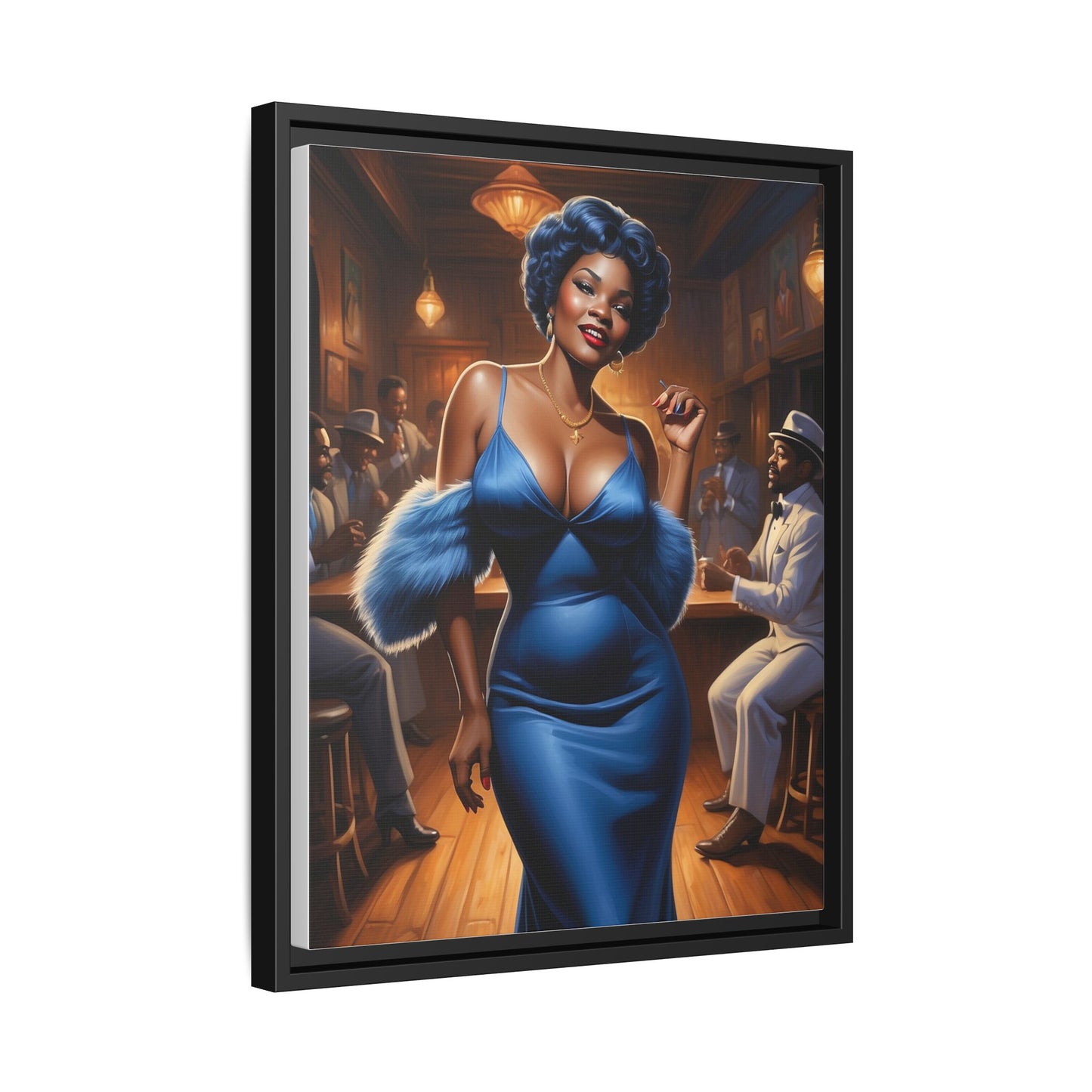 Matte Canvas, Framed (Multi-color)
