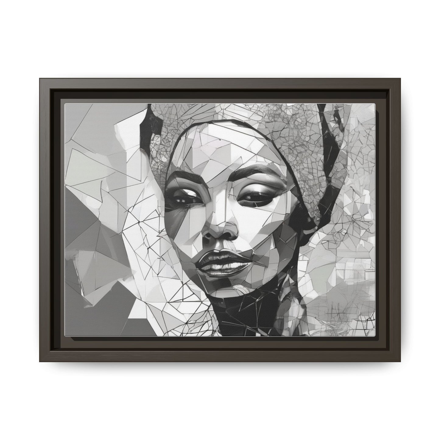 Fractured Grace: Portrait in Prism