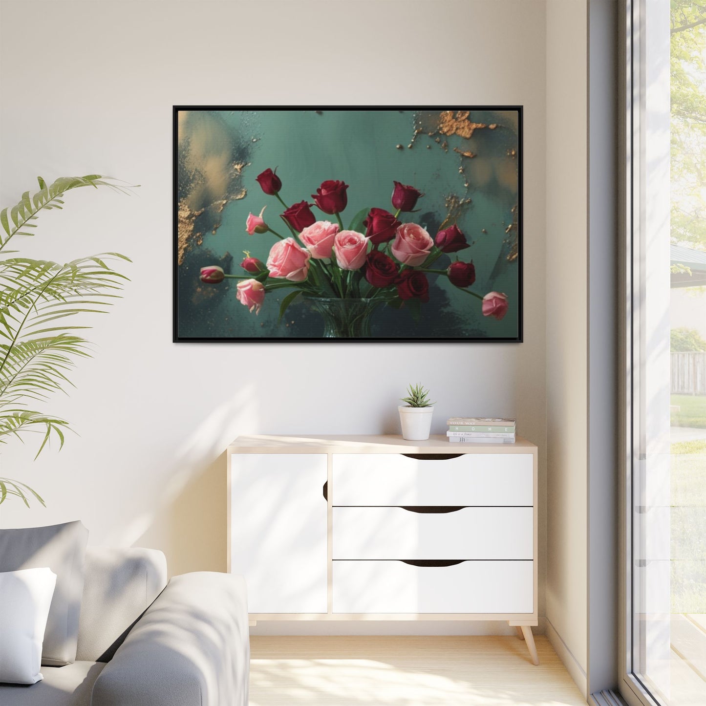 Matte Canvas, Framed (Multi-color)