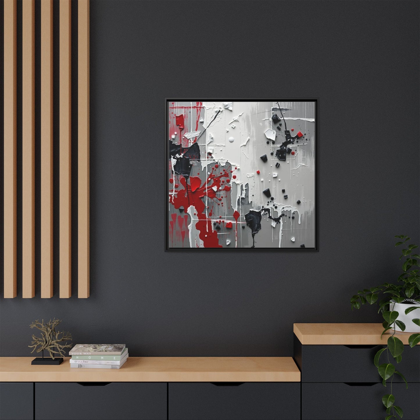 Matte Canvas, Framed (Multi-color)