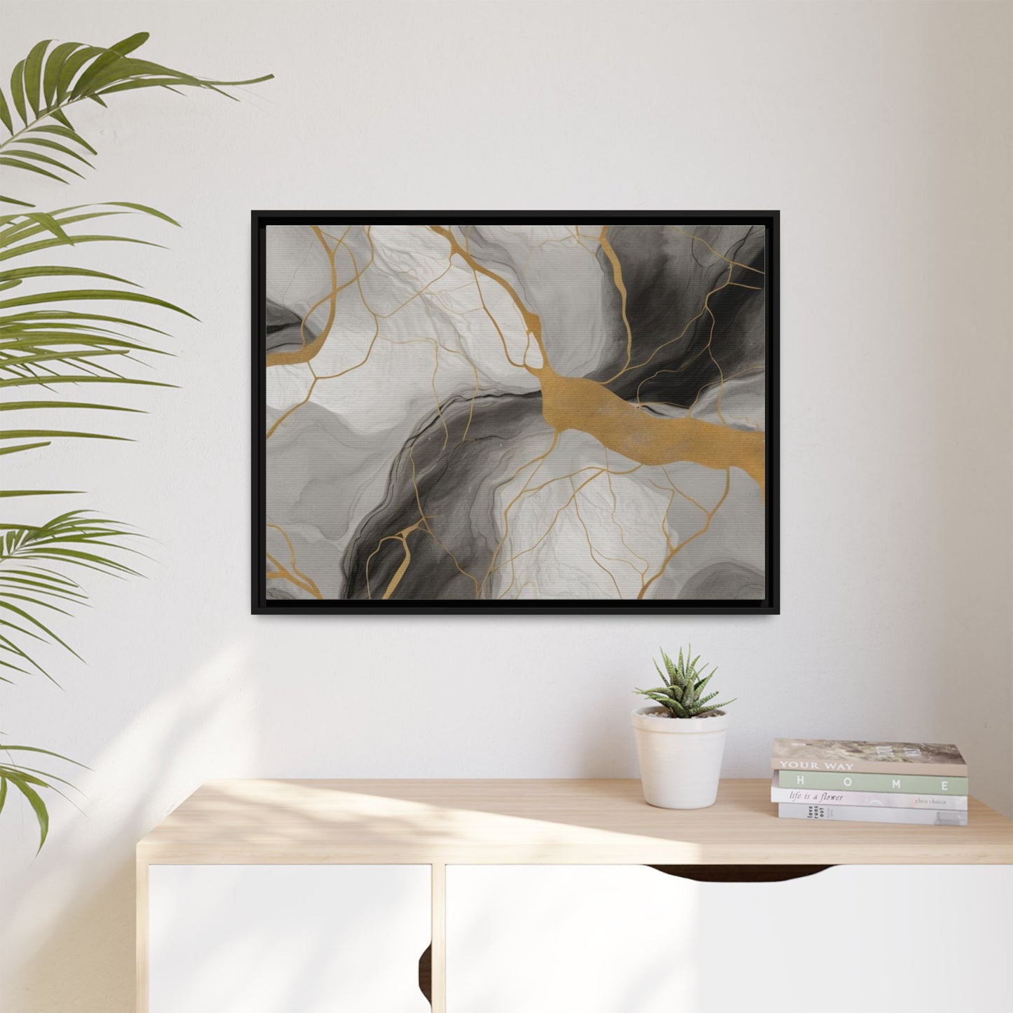 Matte Canvas, Framed (Multi-color)