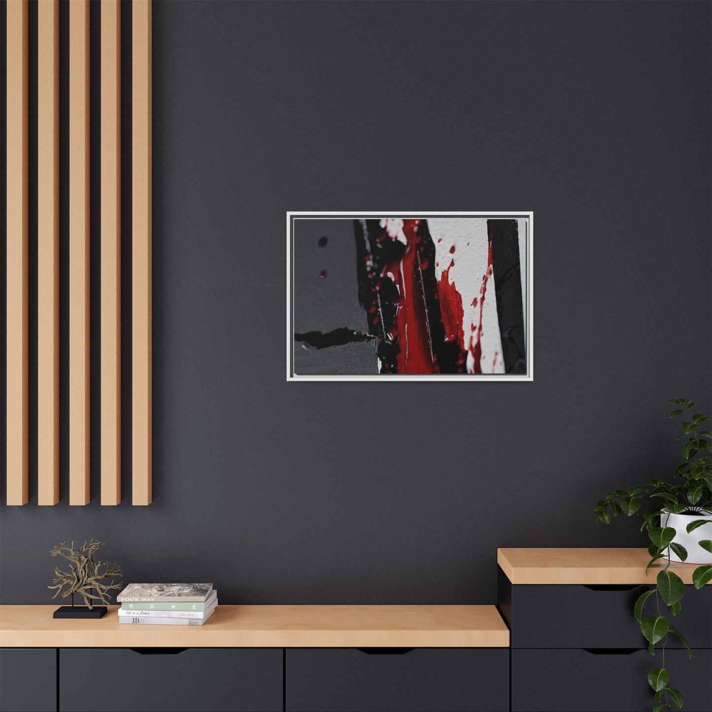 Matte Canvas, Framed (Multi-color)
