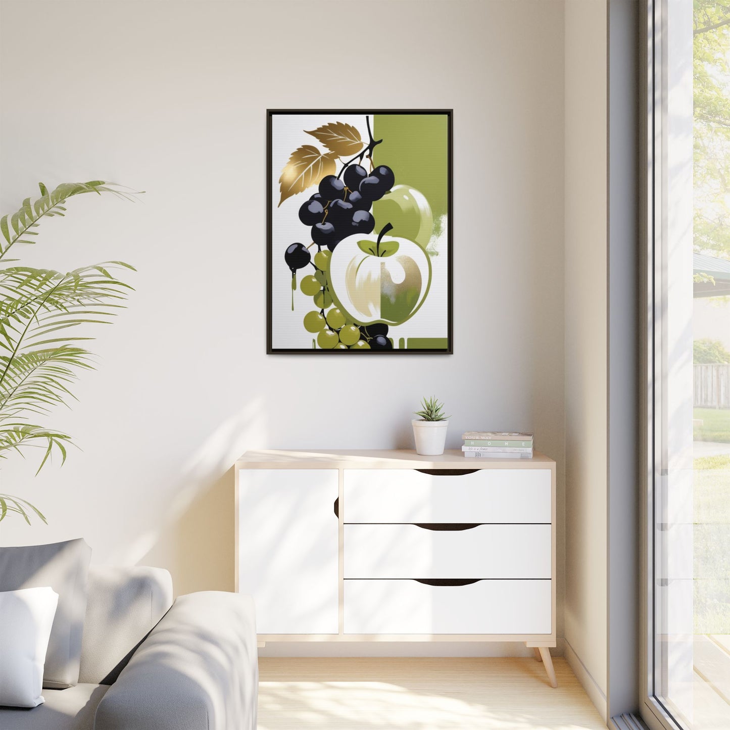 Matte Canvas, Framed (Multi-color)
